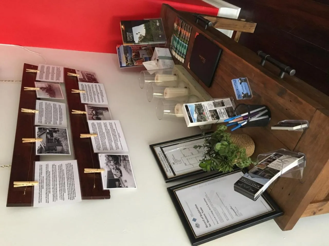 Lobby or reception in Two Cow Cottage Bed & Breakfast