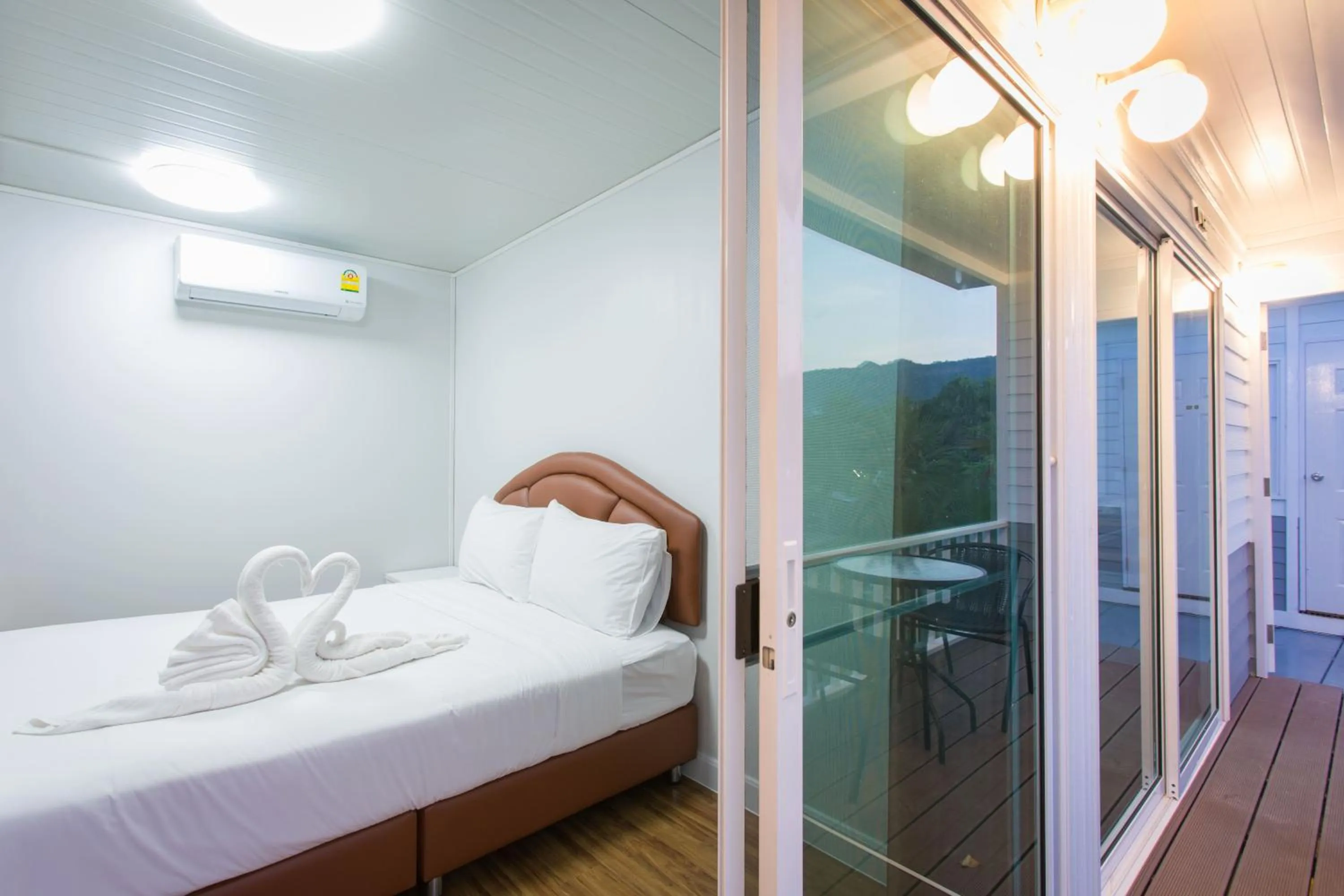 Bed in Tharapana Khaoyai Resort