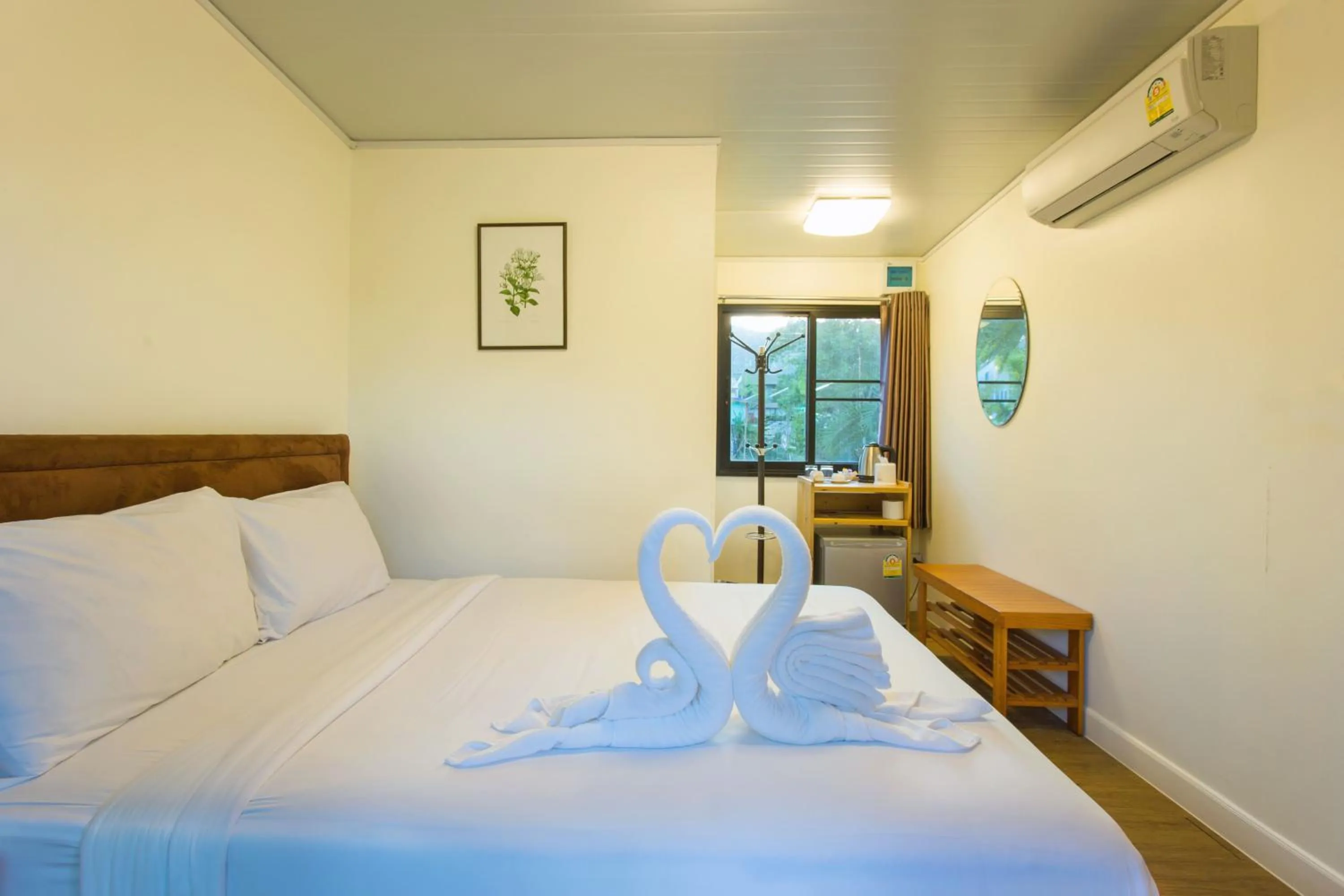 Bed in Tharapana Khaoyai Resort