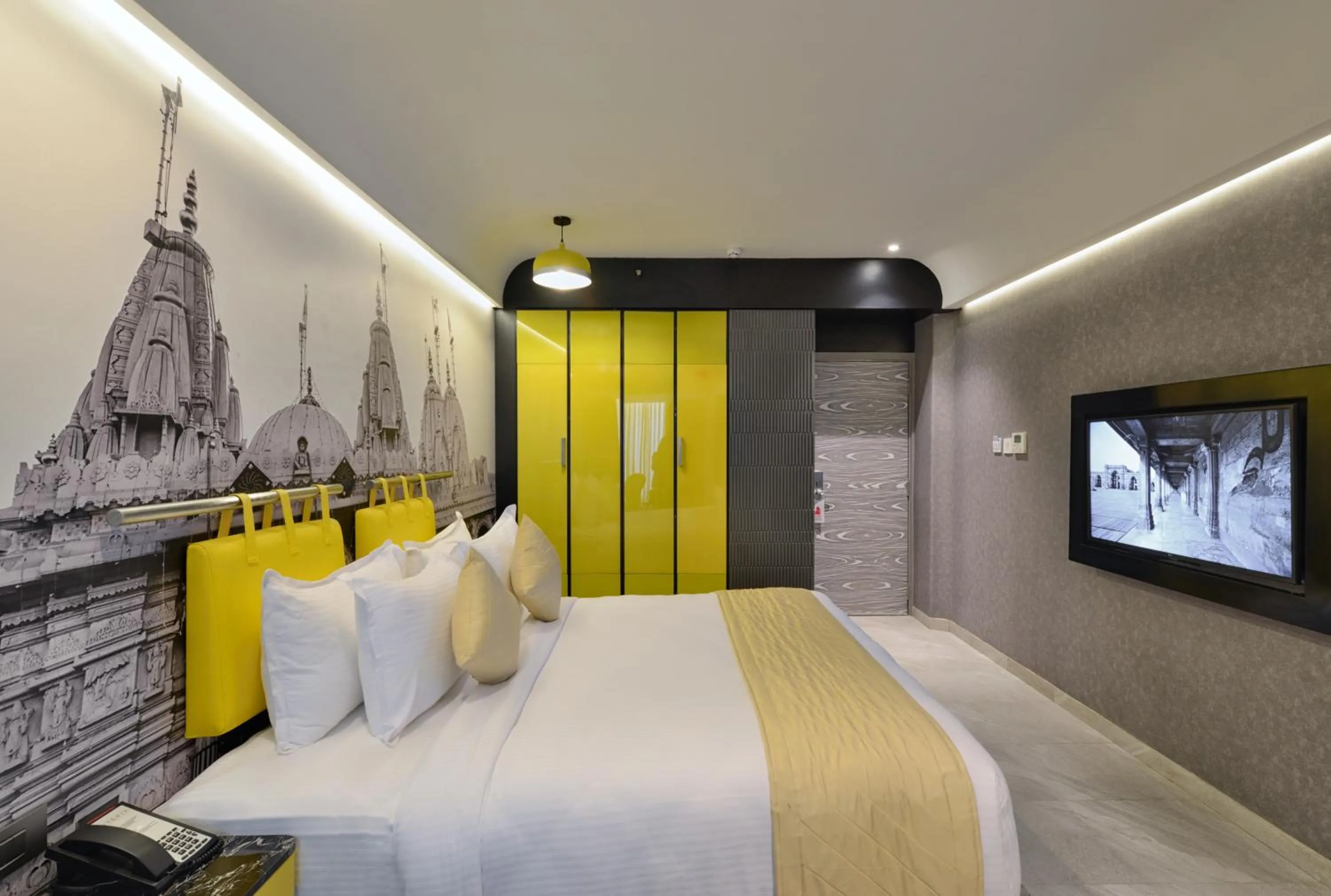 Bed in Regenta Central Antarim Ahmedabad