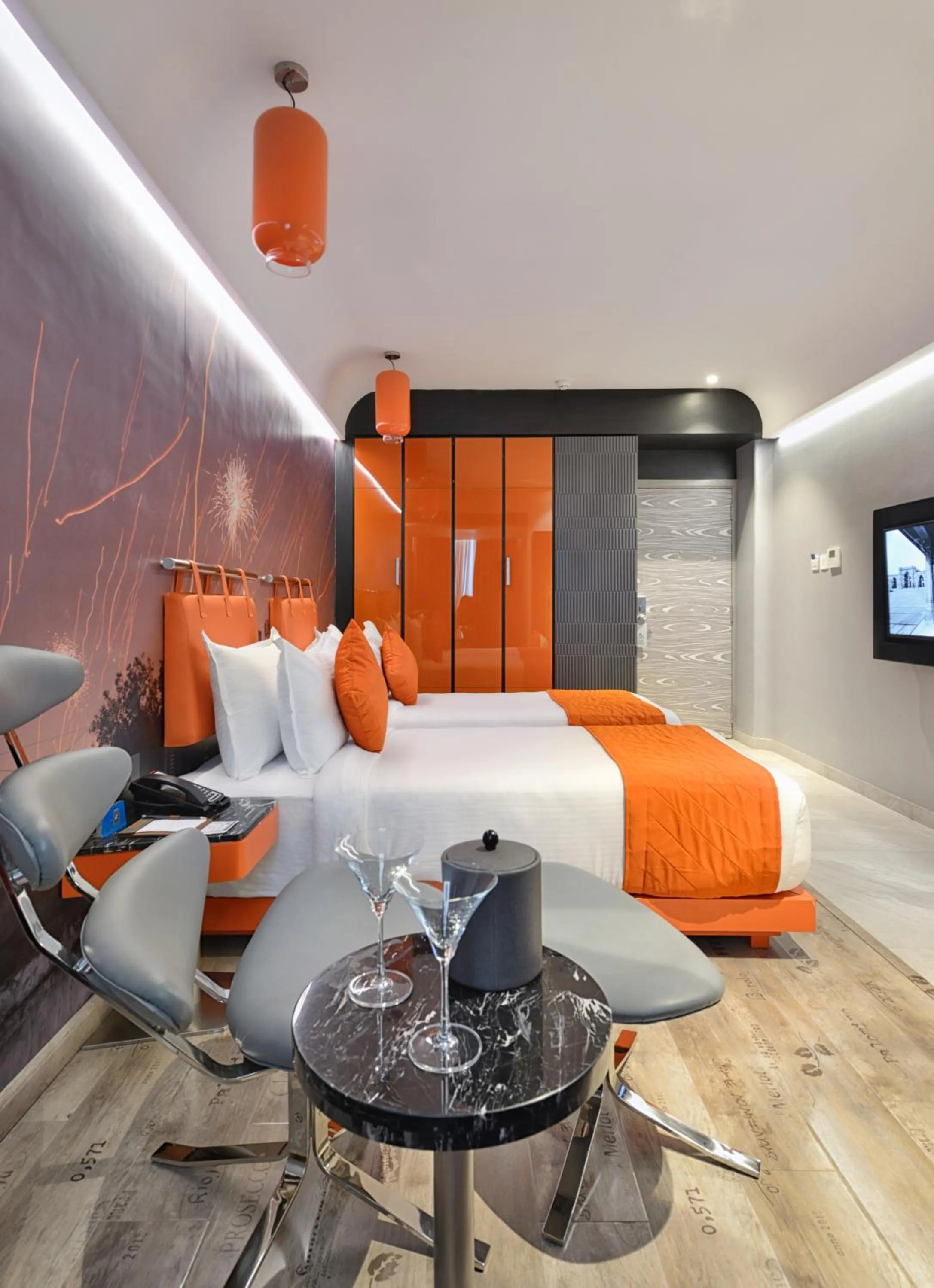 Photo of the whole room, Bed in Regenta Central Antarim Ahmedabad