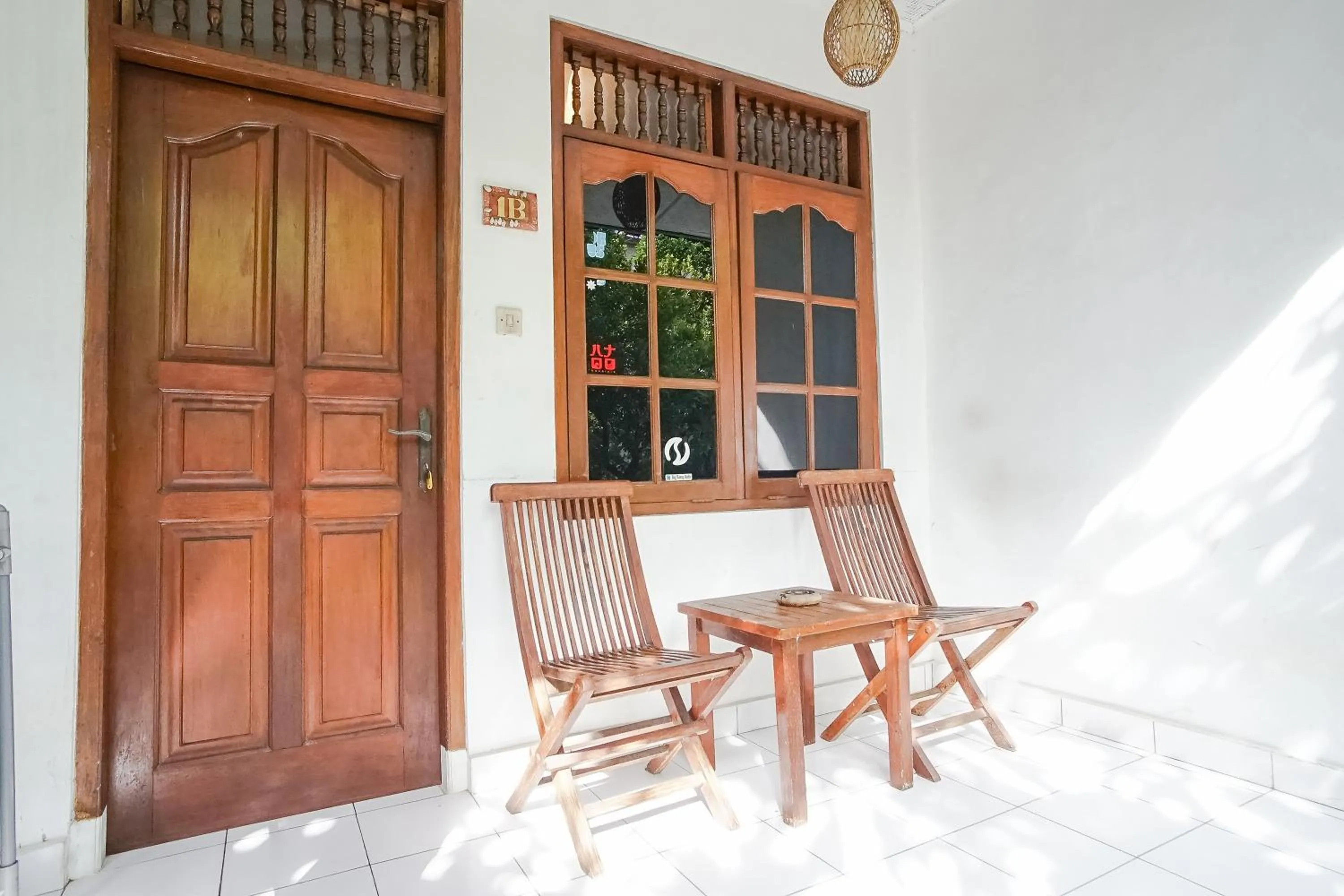 Balcony/Terrace in Indopurejoy House - Komala Indah Cottages