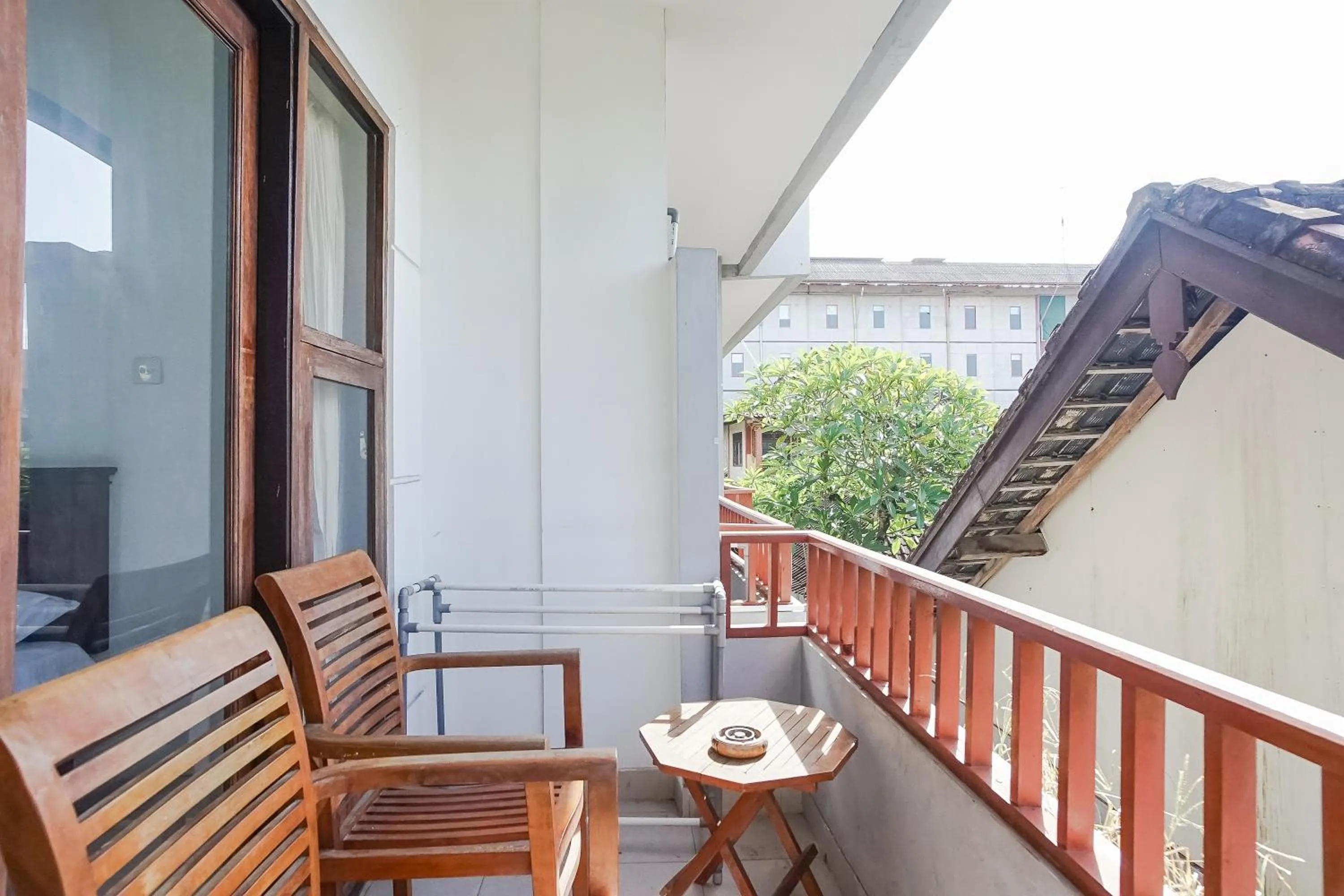 Balcony/Terrace in Indopurejoy House - Komala Indah Cottages