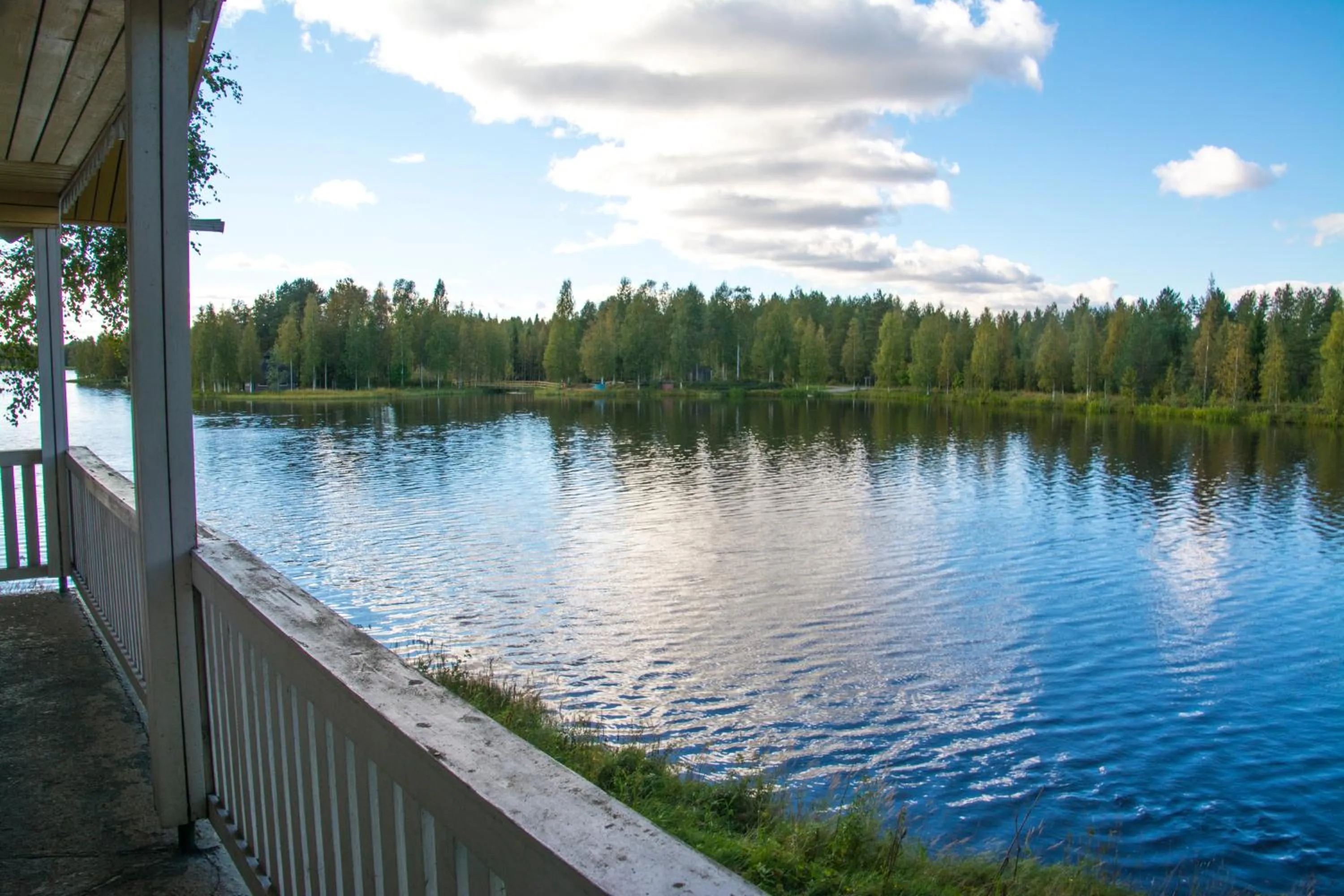 Balcony/Terrace in Merilän Kartano