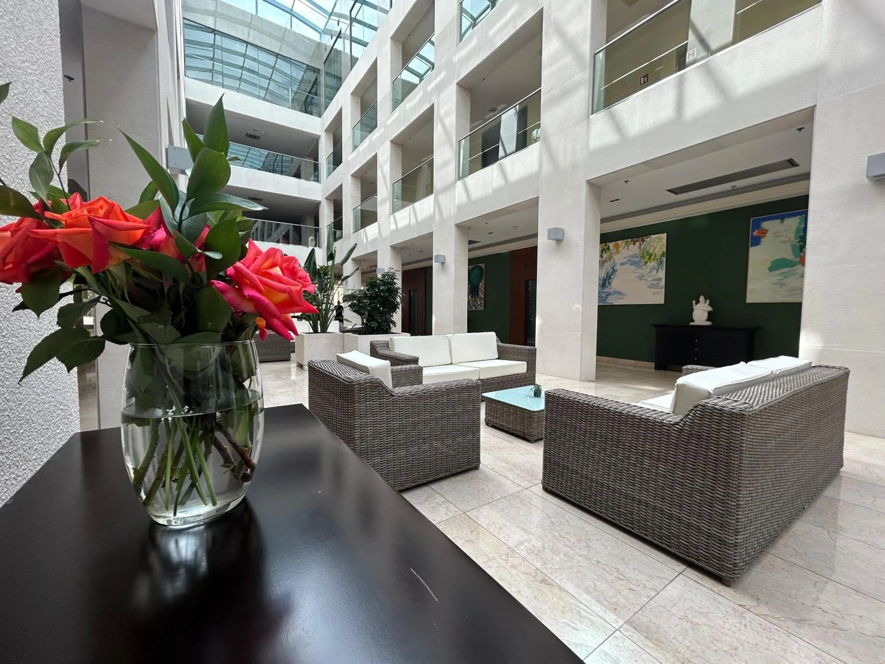 Seating area in Admiral Grand Hotel