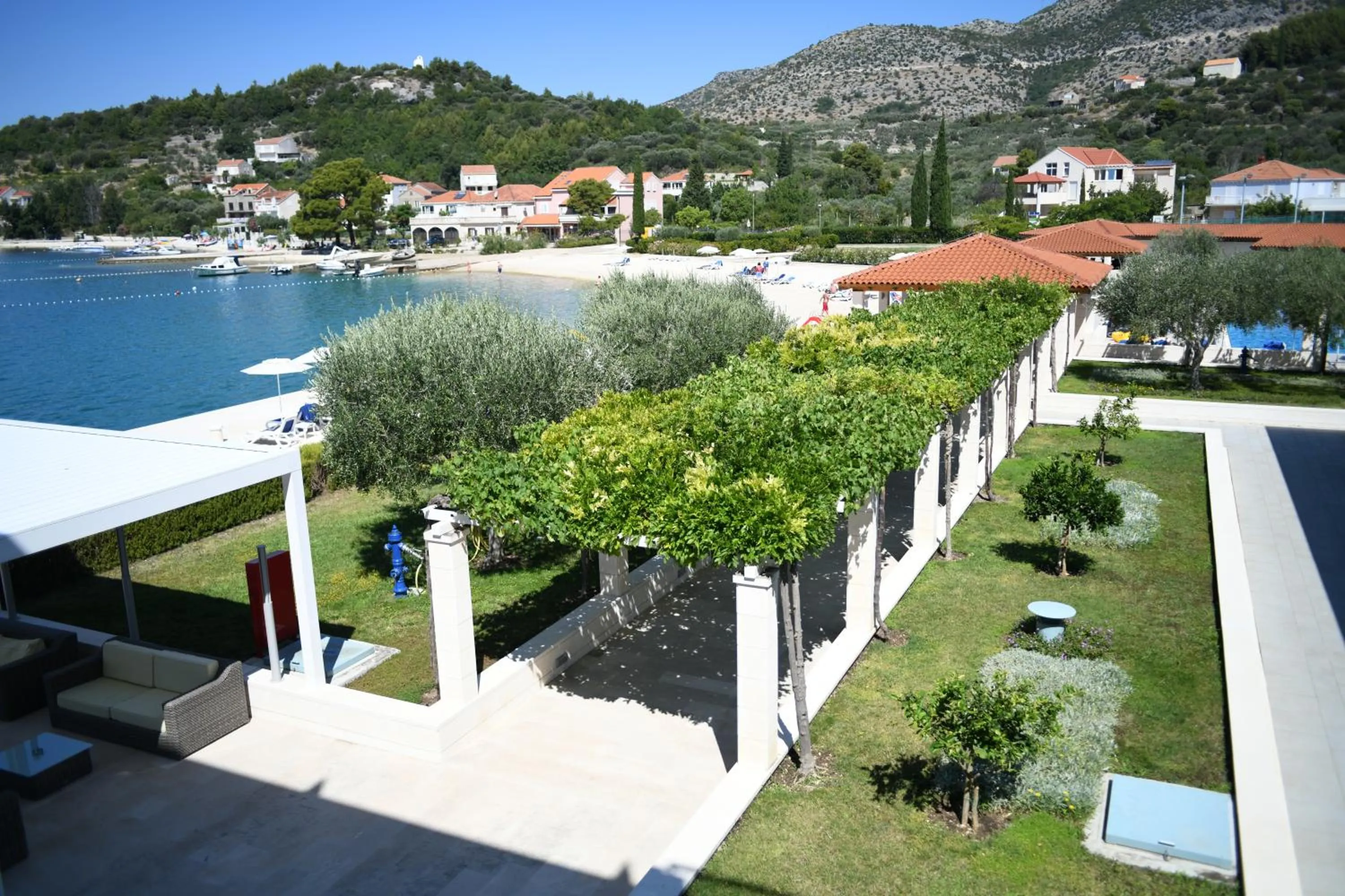 Garden in Admiral Grand Hotel