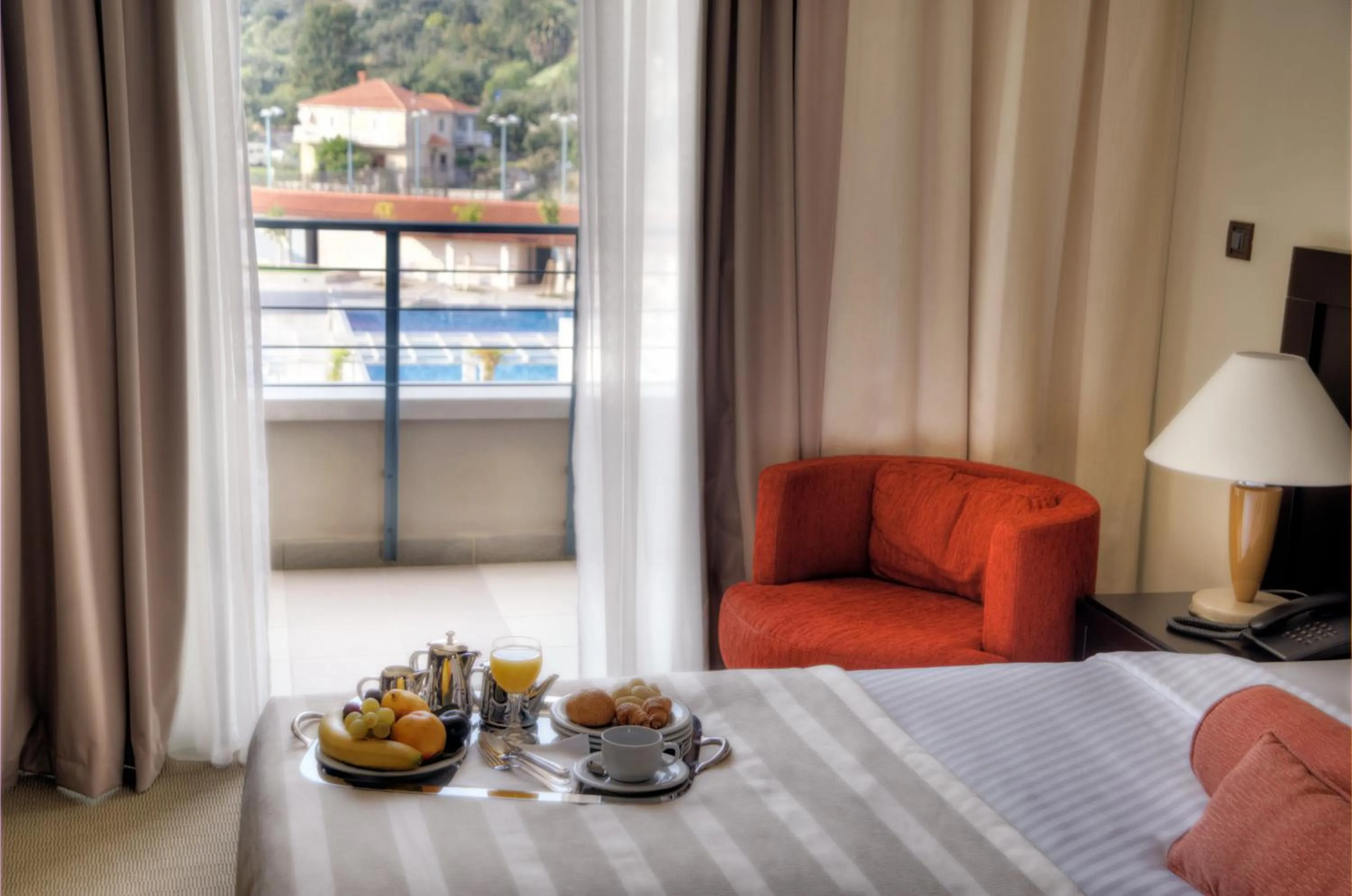 Decorative detail, Bed in Admiral Grand Hotel