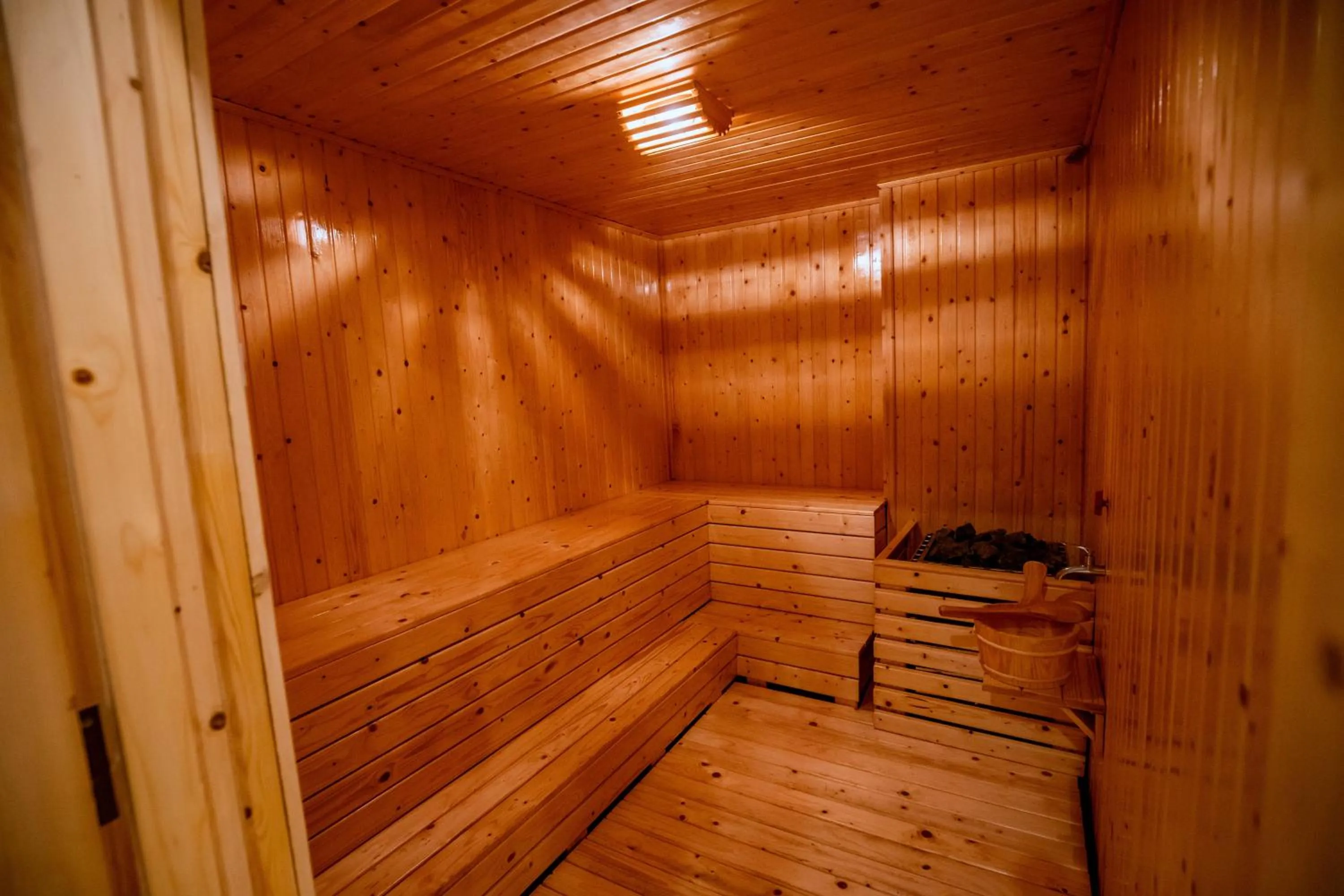 Steam room in Bella Vita Hotel