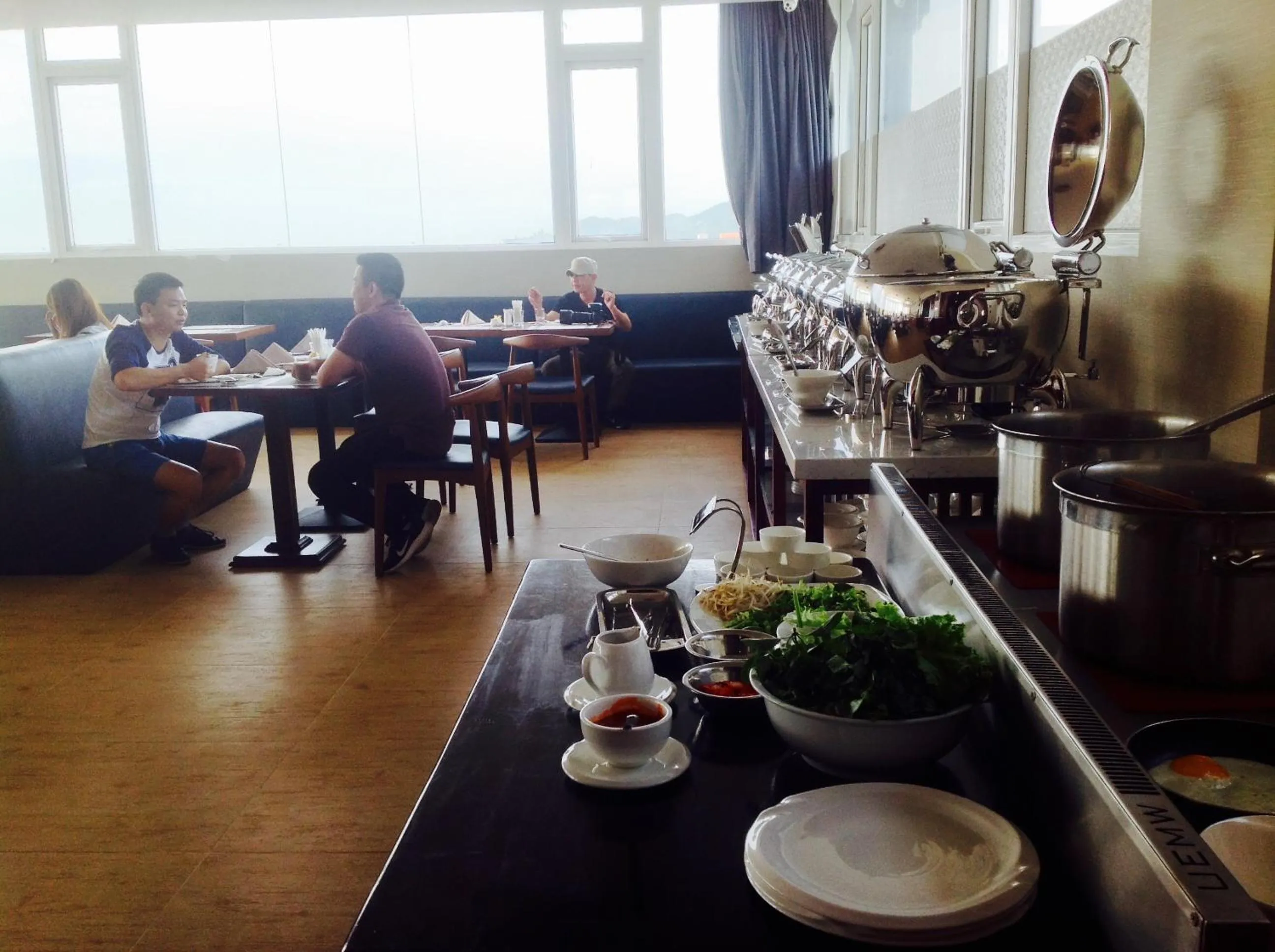 Buffet breakfast in Bella Vita Hotel