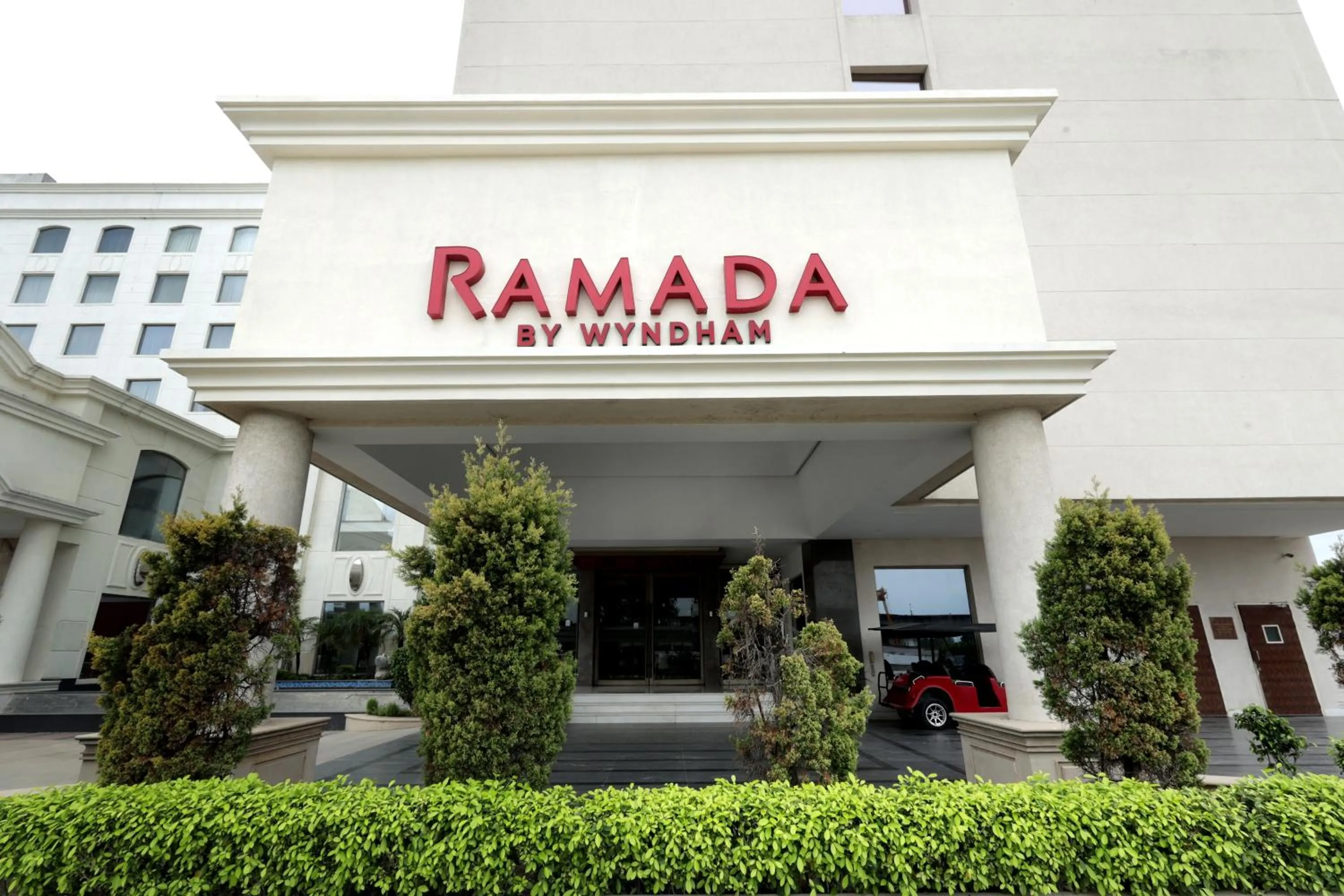 Facade/entrance in Ramada by Wyndham Lucknow Hotel and Convention Center