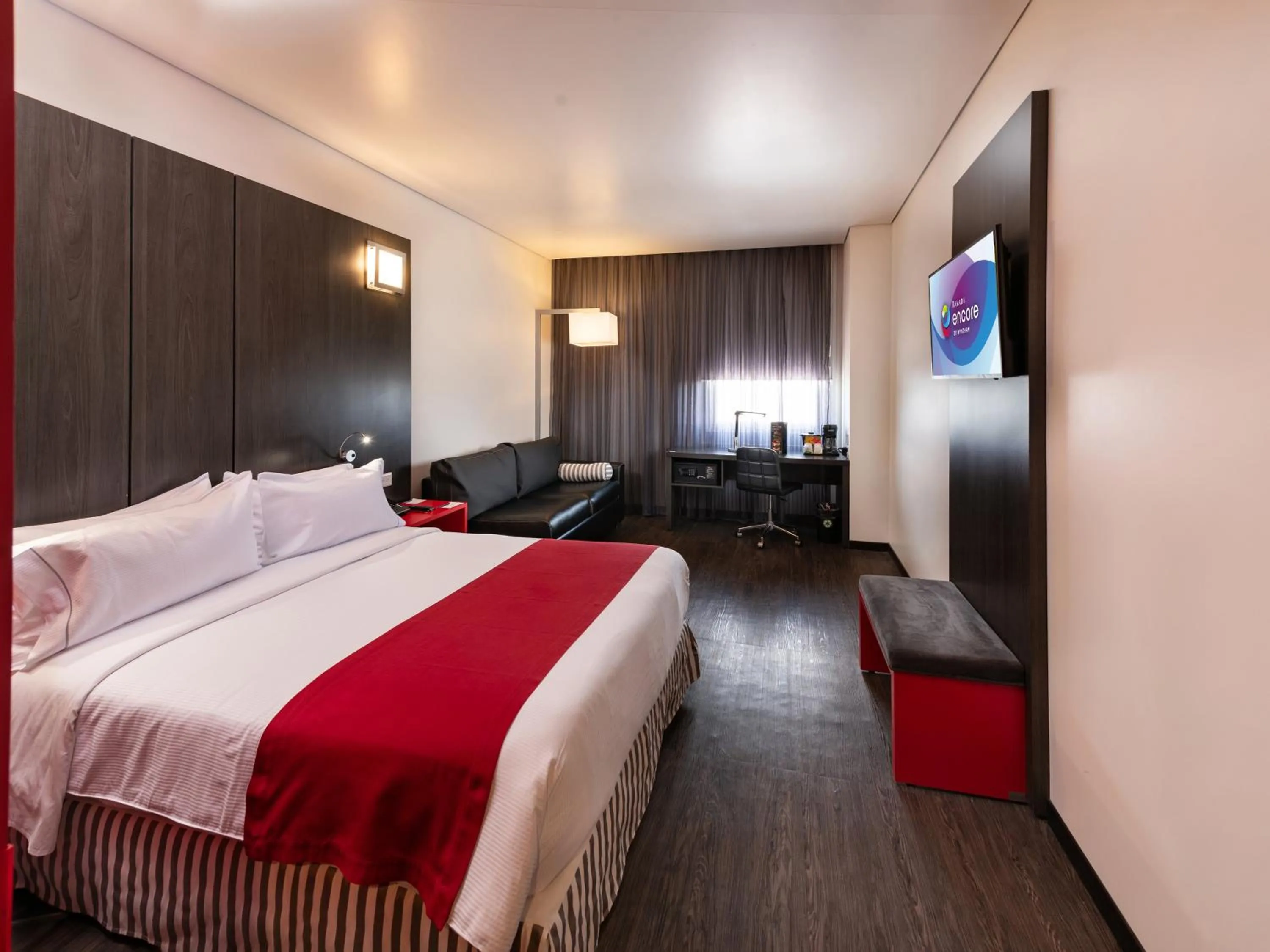 Bedroom, Bed in Ramada Encore by Wyndham Puebla