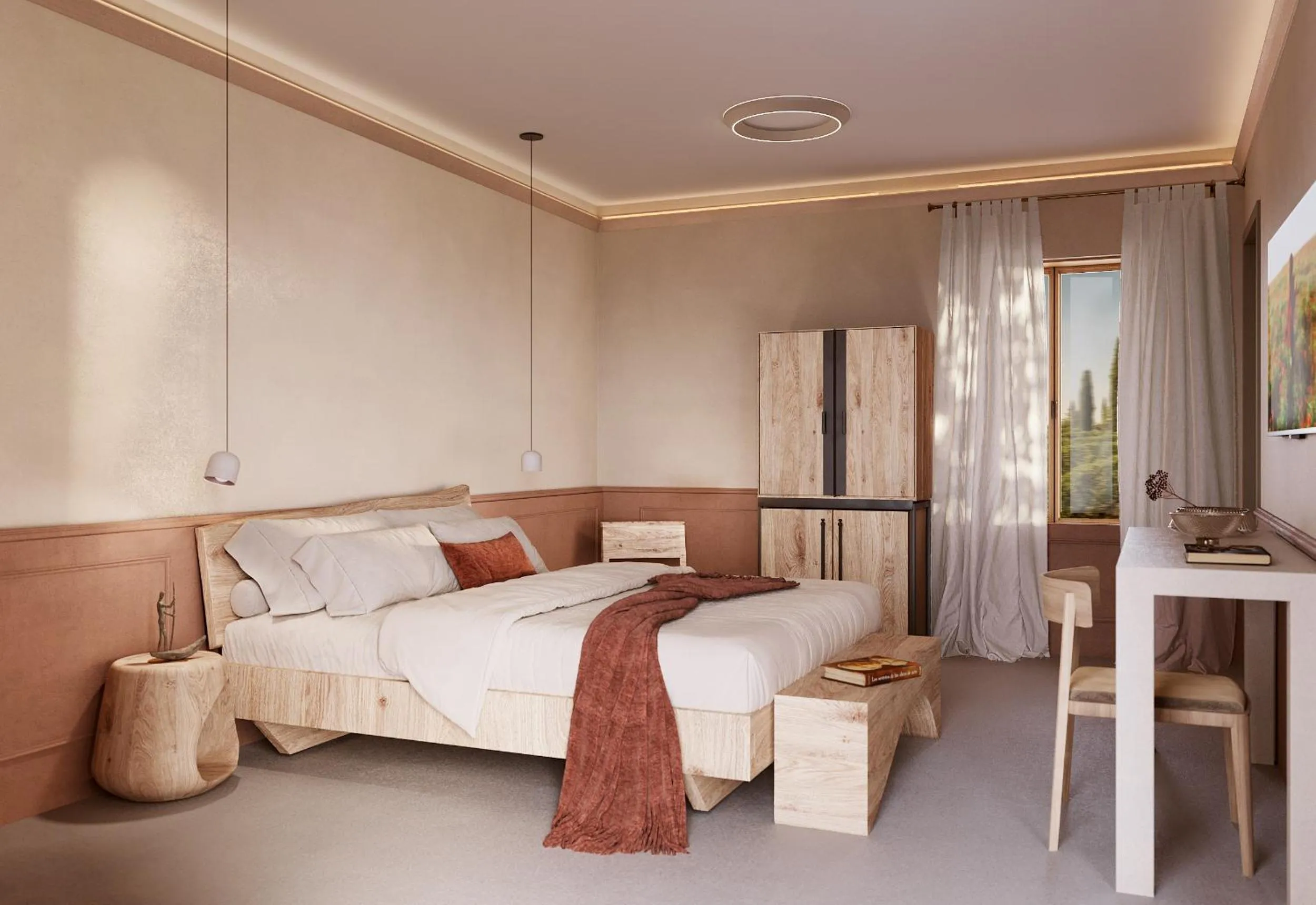 Bedroom, Bed in Hemanaire