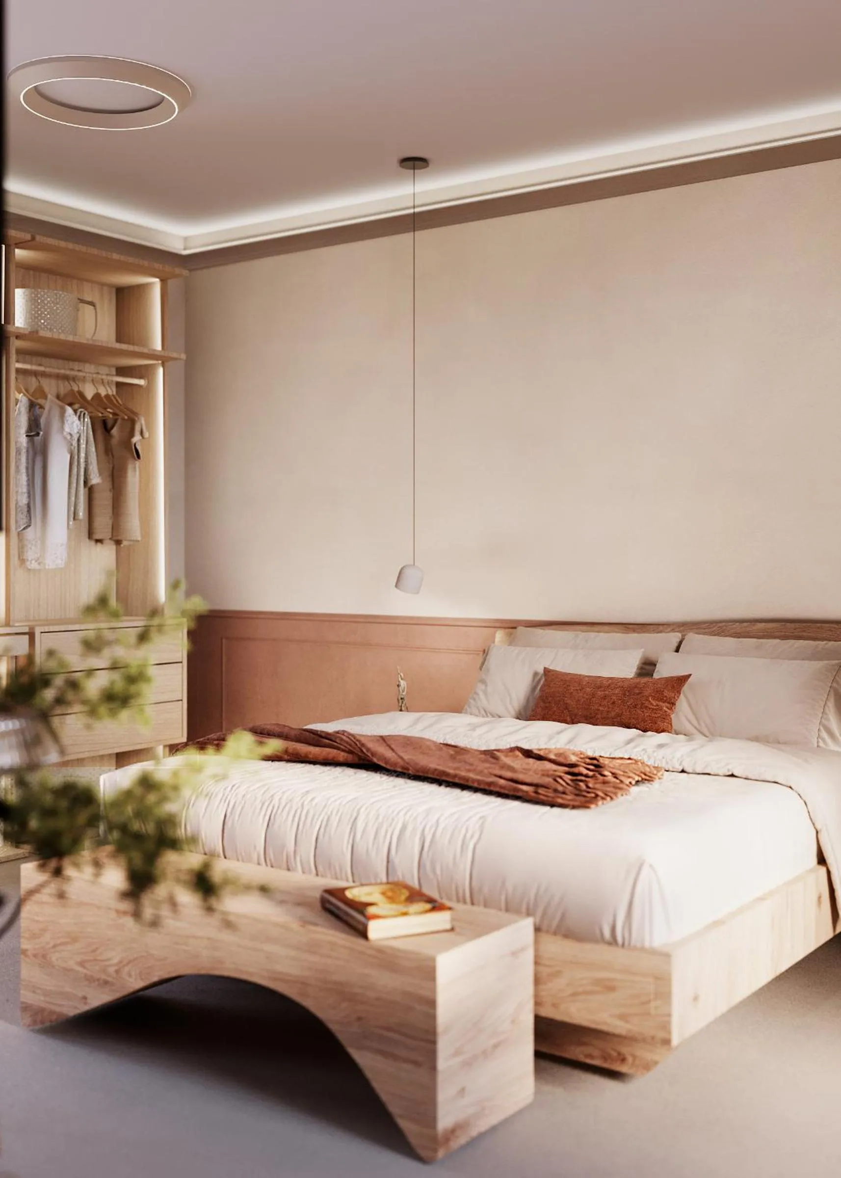 Mountain view, Bed in Hemanaire