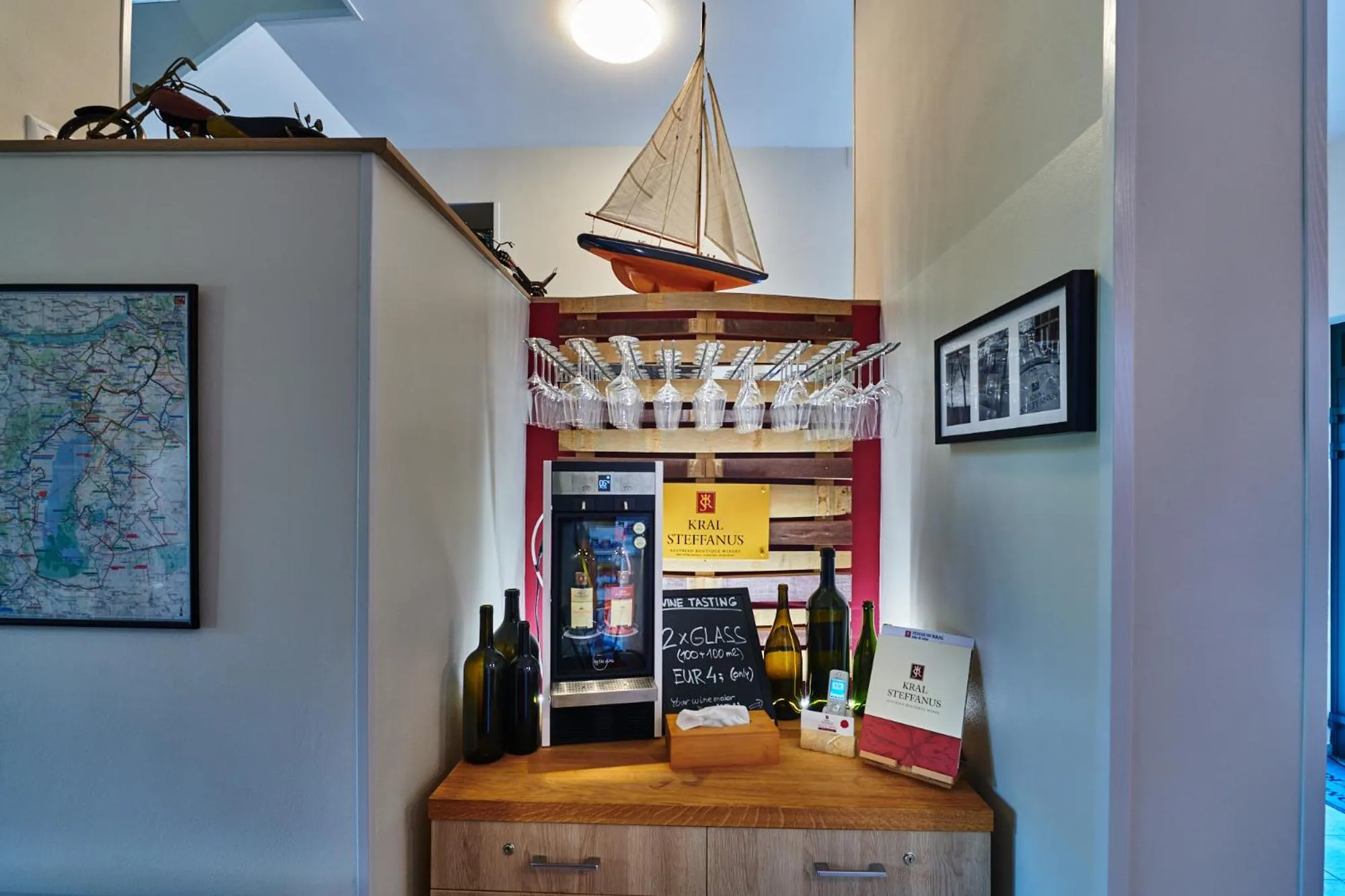 Alcoholic drinks in Pension Kral