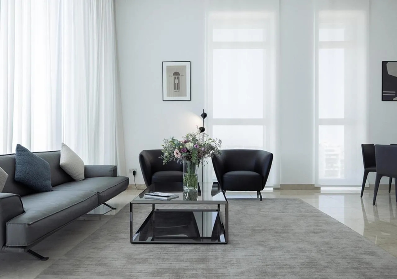 Living room in Nicosia Central Park Residences