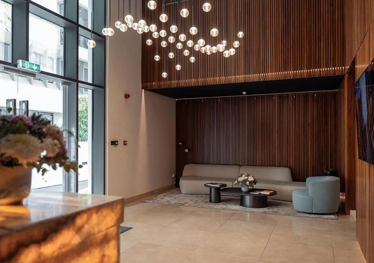 Seating area in Nicosia Central Park Residences