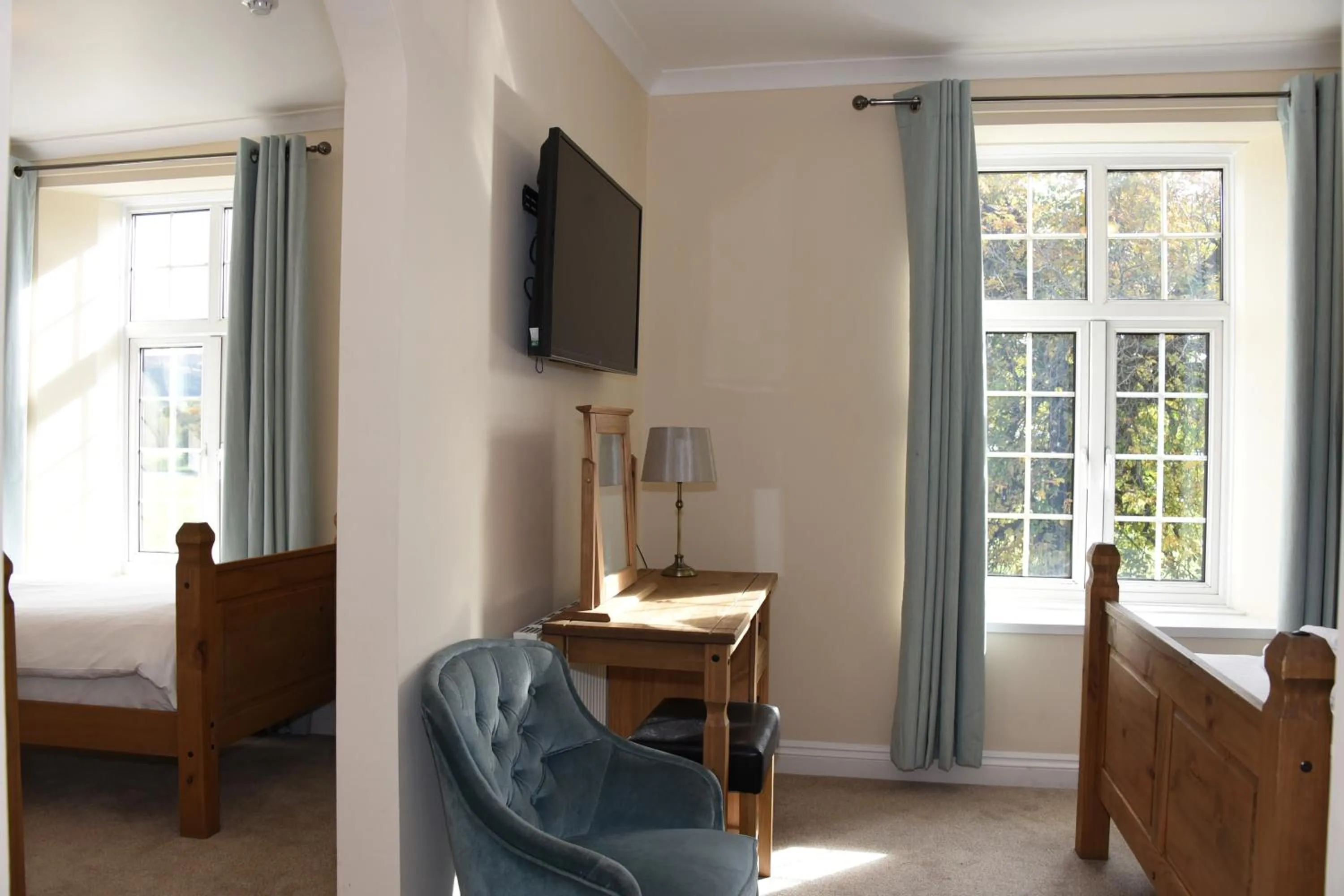 Bed in The Llanelwedd Arms Hotel