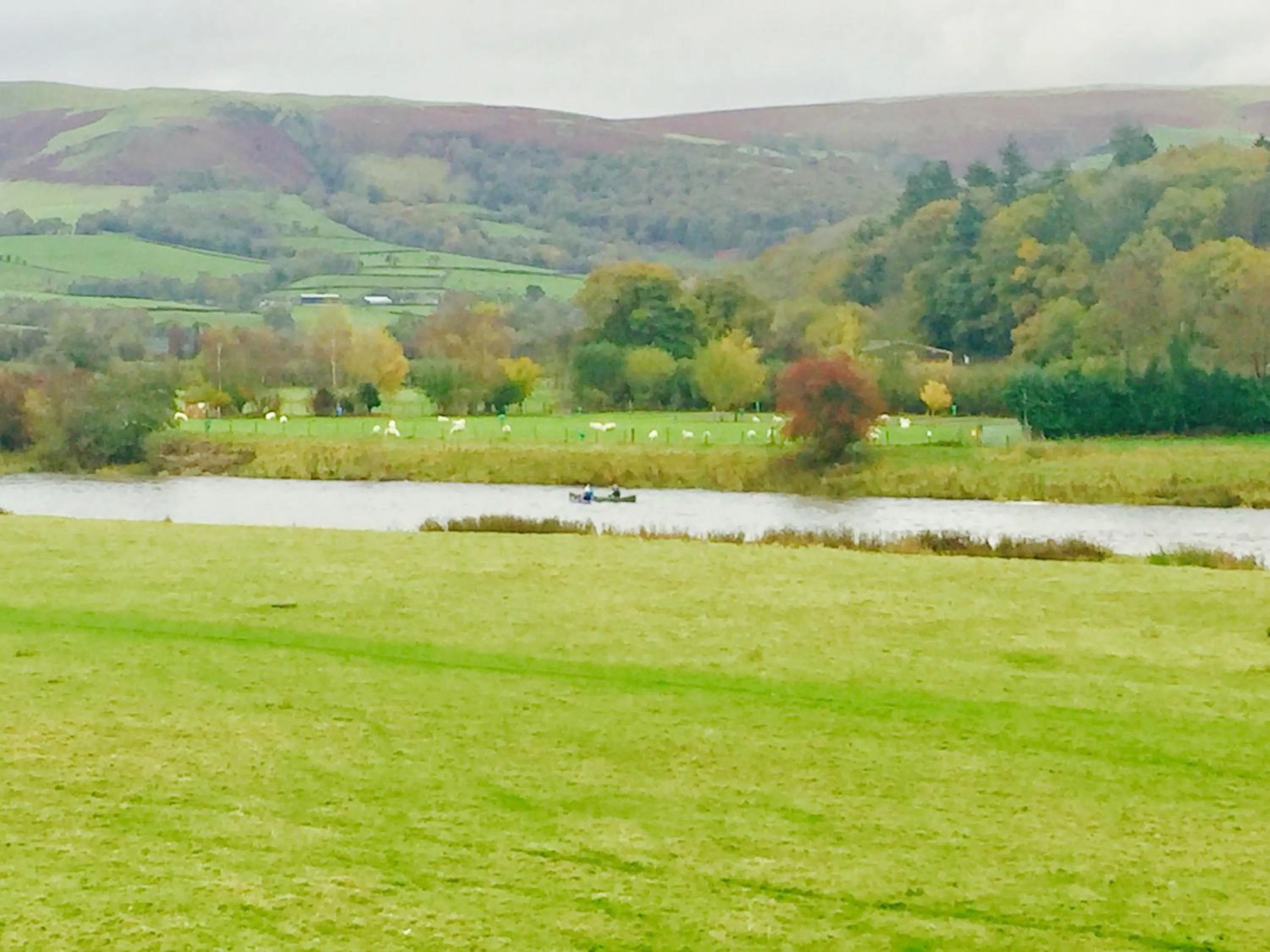 Canoeing in The Llanelwedd Arms Hotel