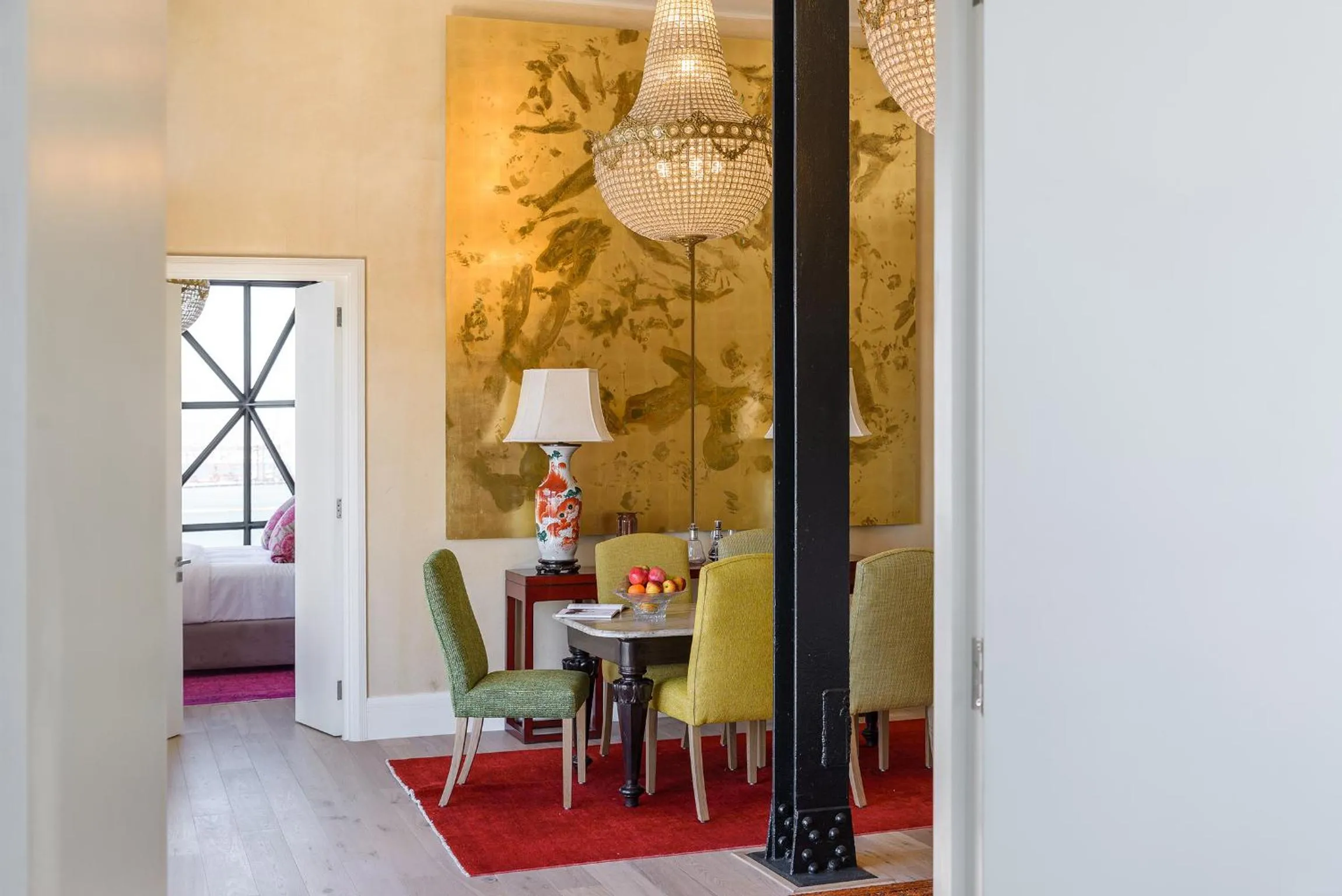 Dining area in The Silo Hotel
