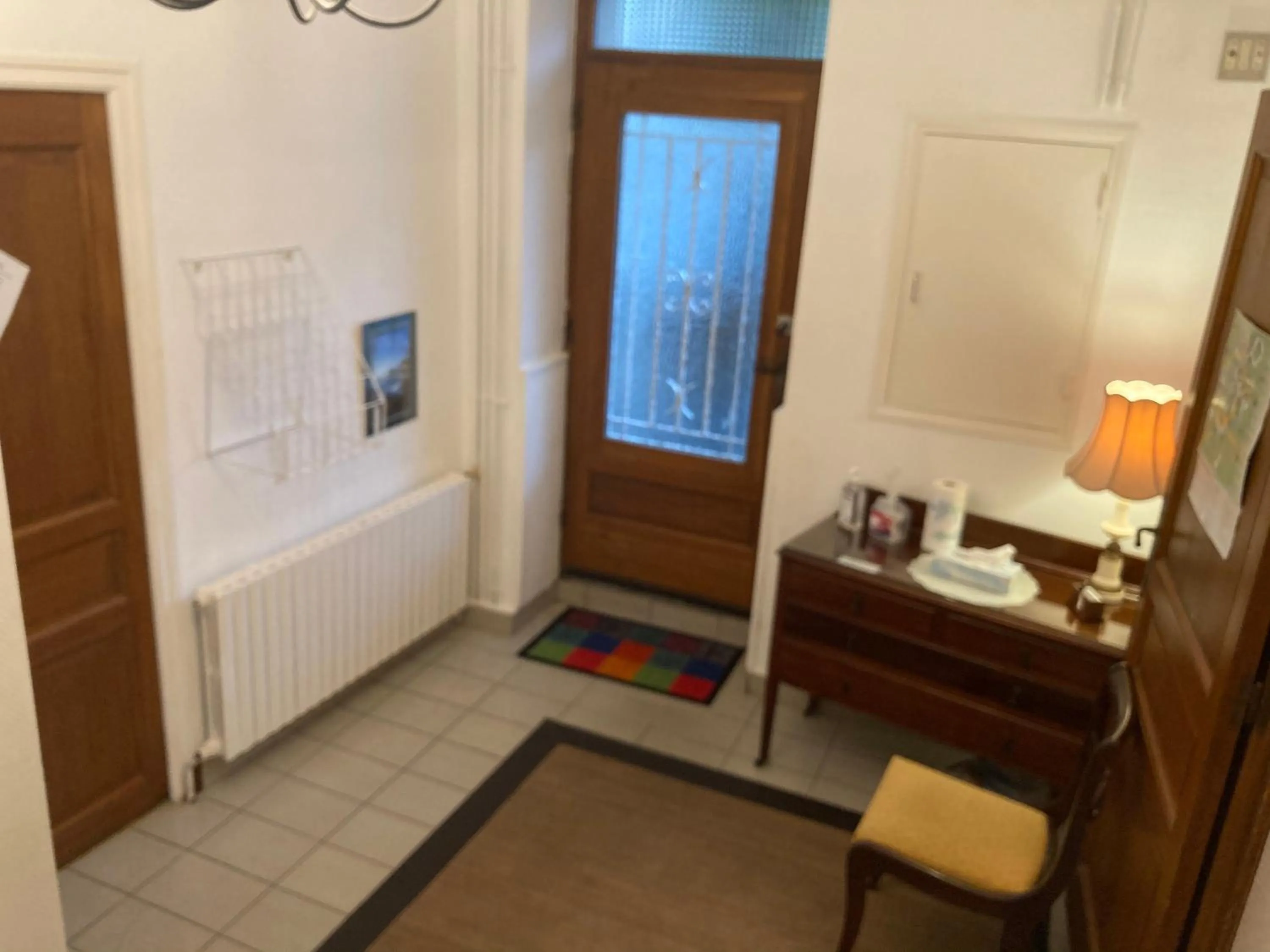 Bed in Poppys Chambres d'Hotes