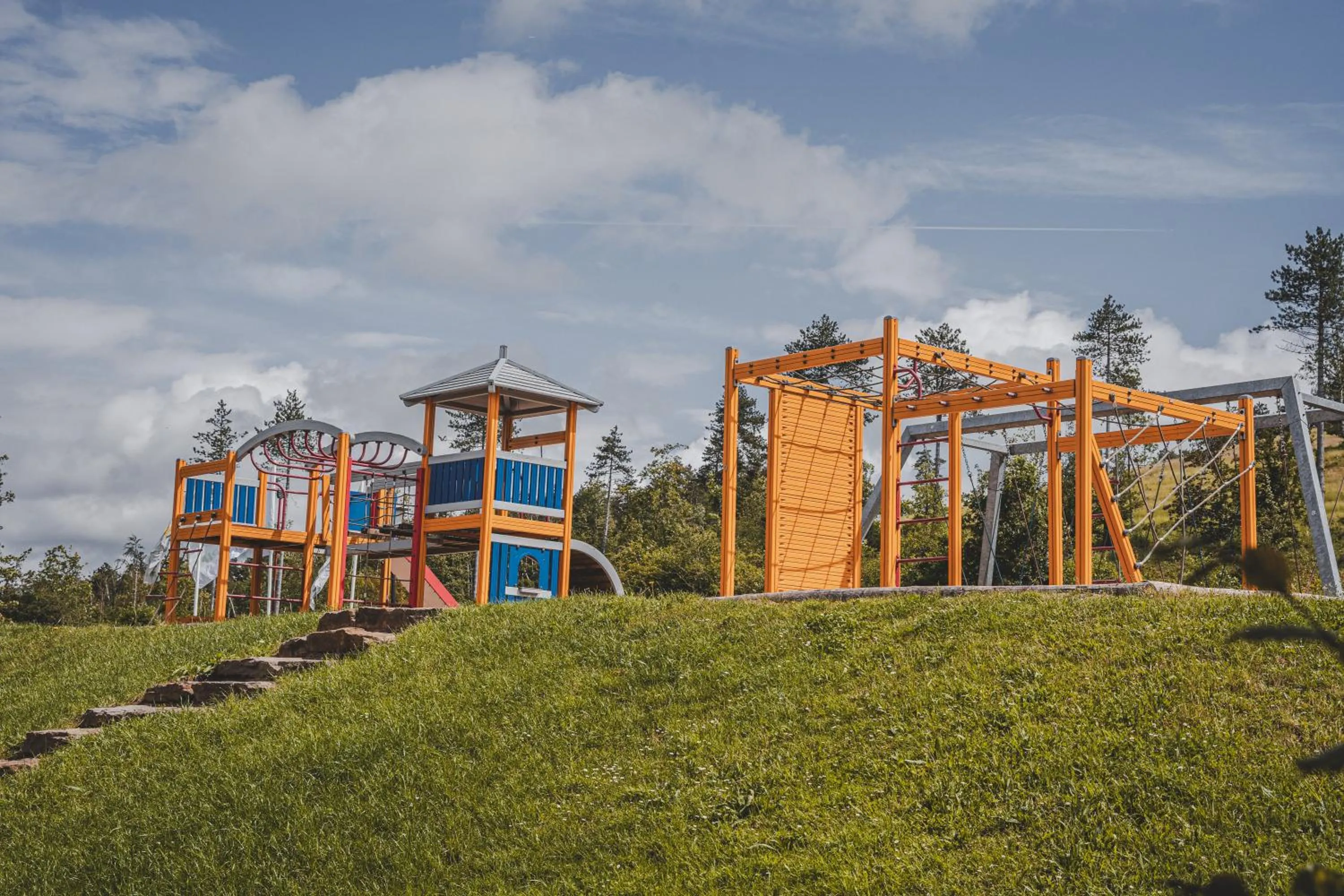 Children play ground in Mont-des-Pins