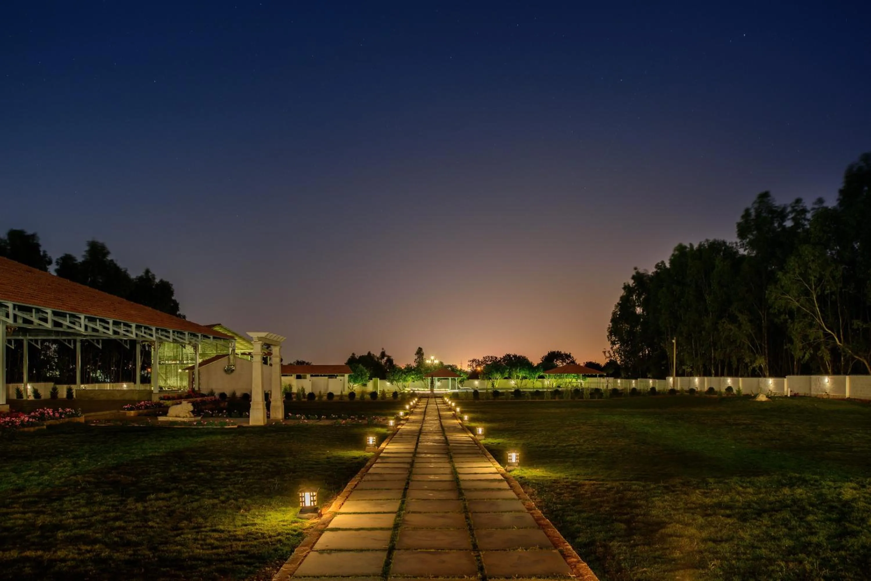 Garden view in Fiestaa Resort n Events Venue