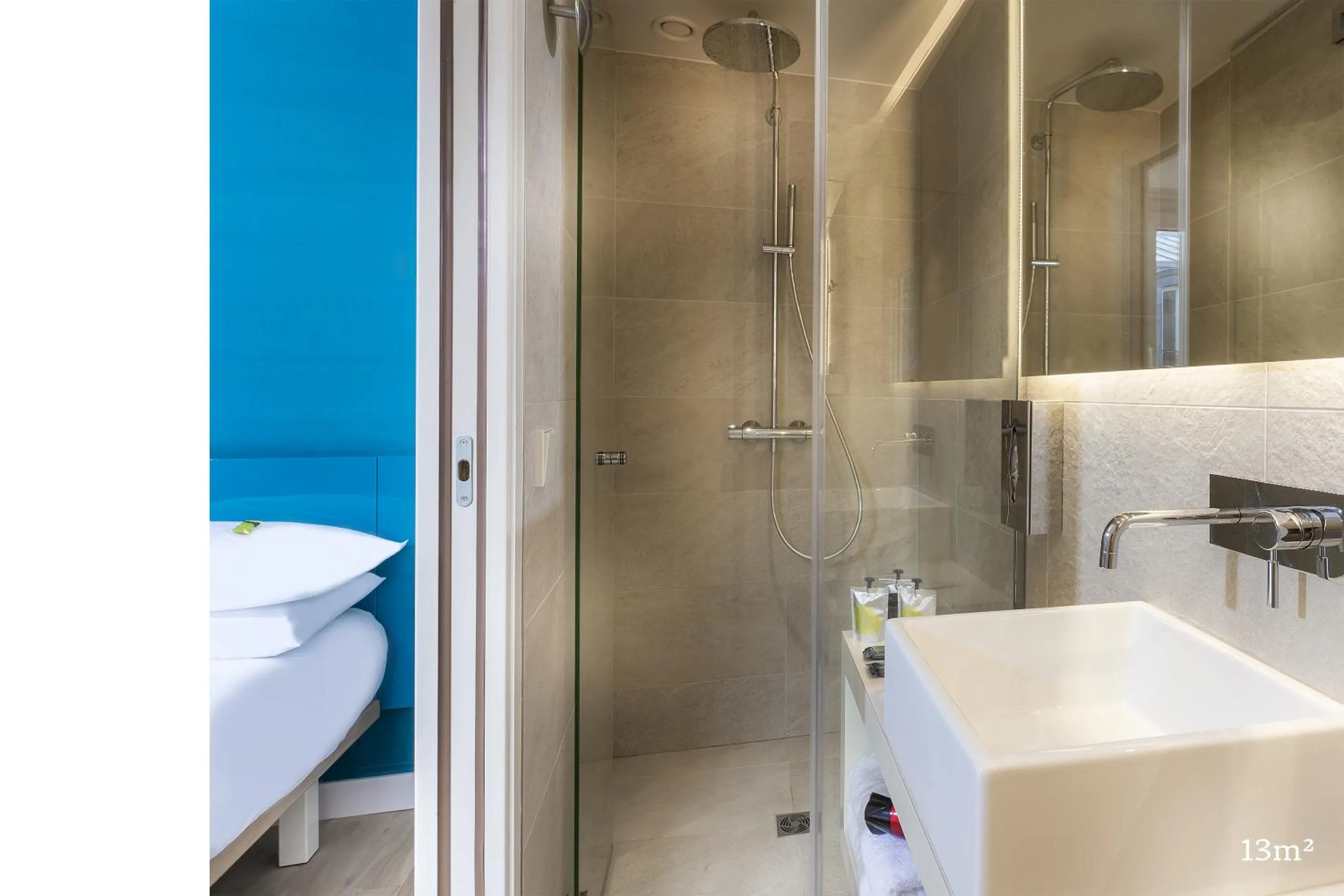 Bathroom in Hotel Andréa