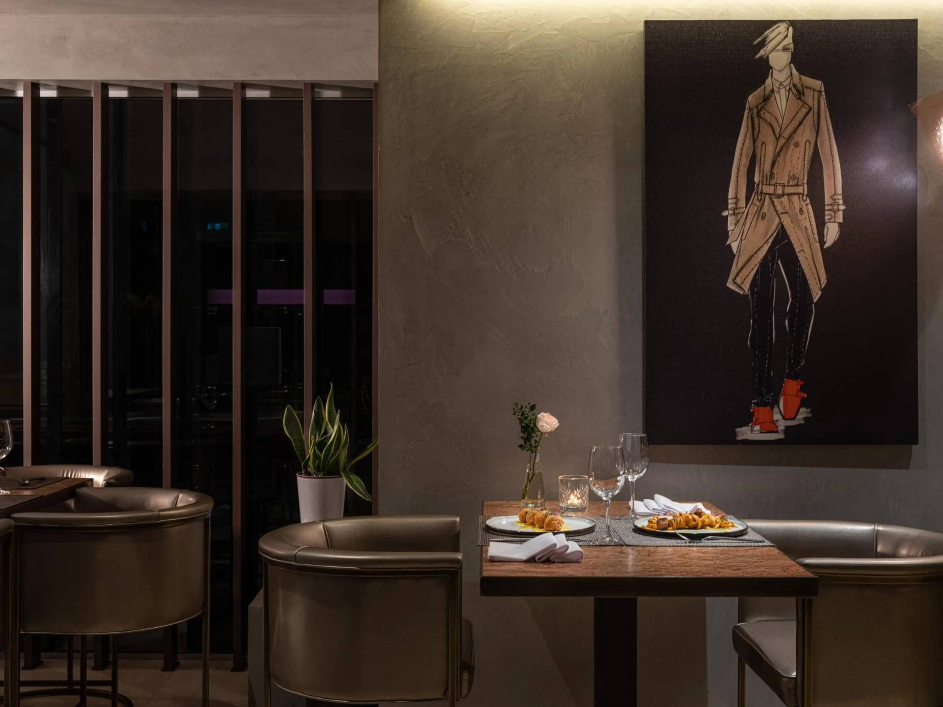 Restaurant/places to eat in SAZ City Life Boutique Hotel