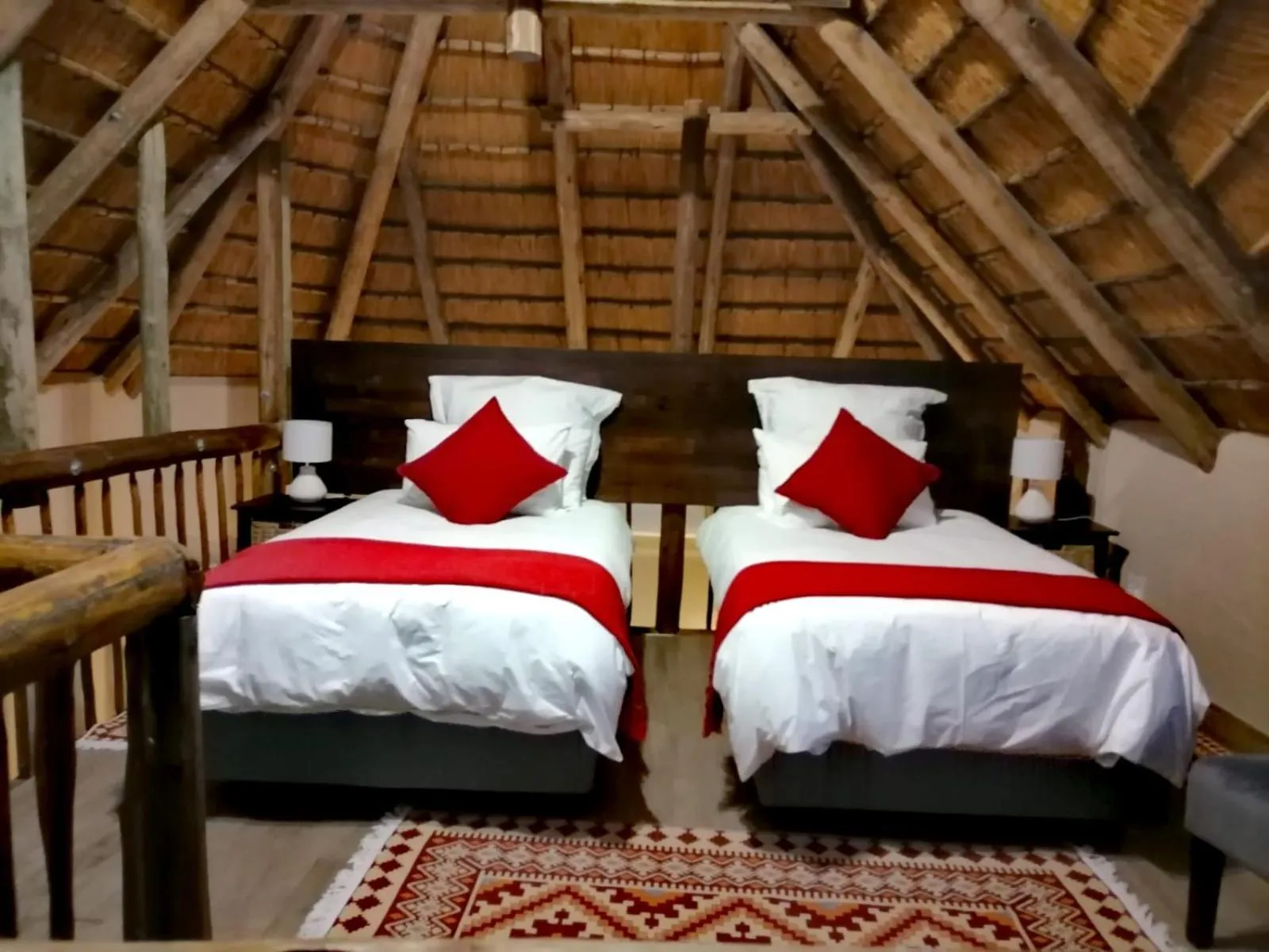 Bed in Shingalana Guest Lodge