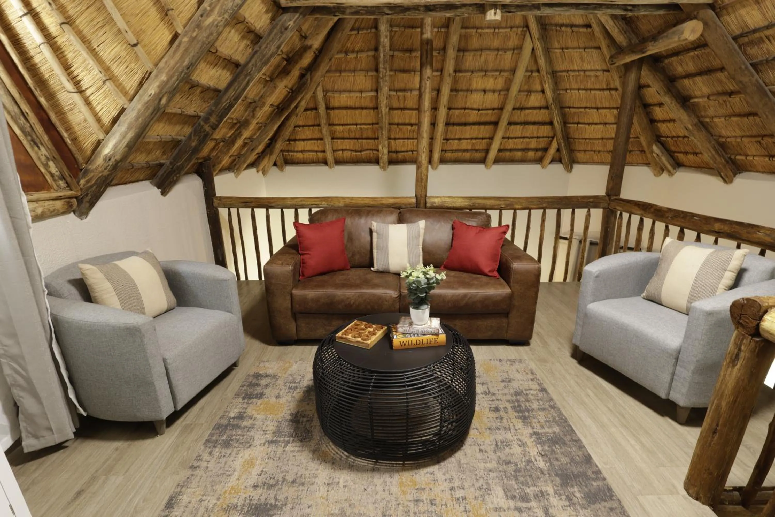 Seating area in Shingalana Guest Lodge