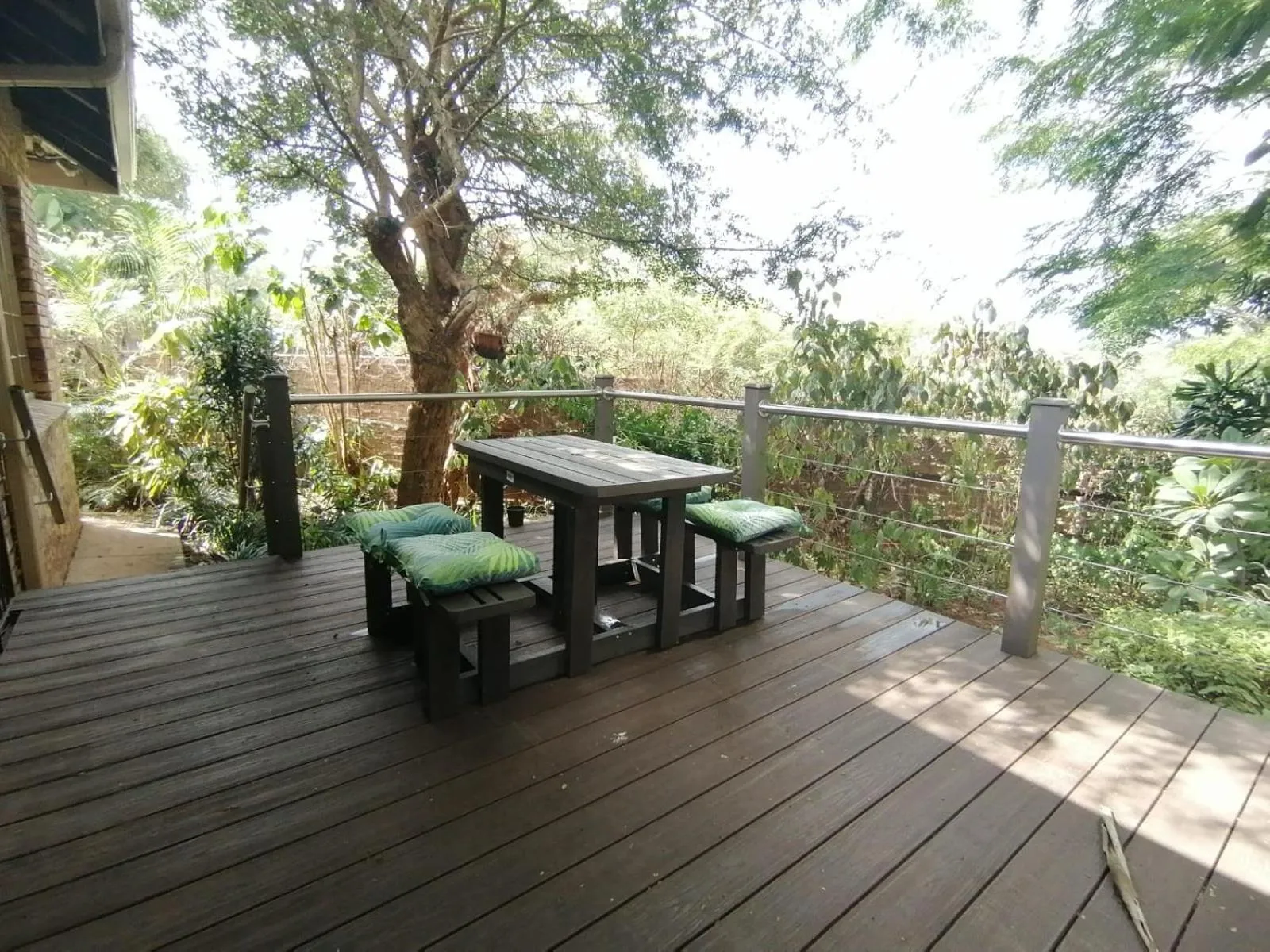 Patio in Shingalana Guest Lodge