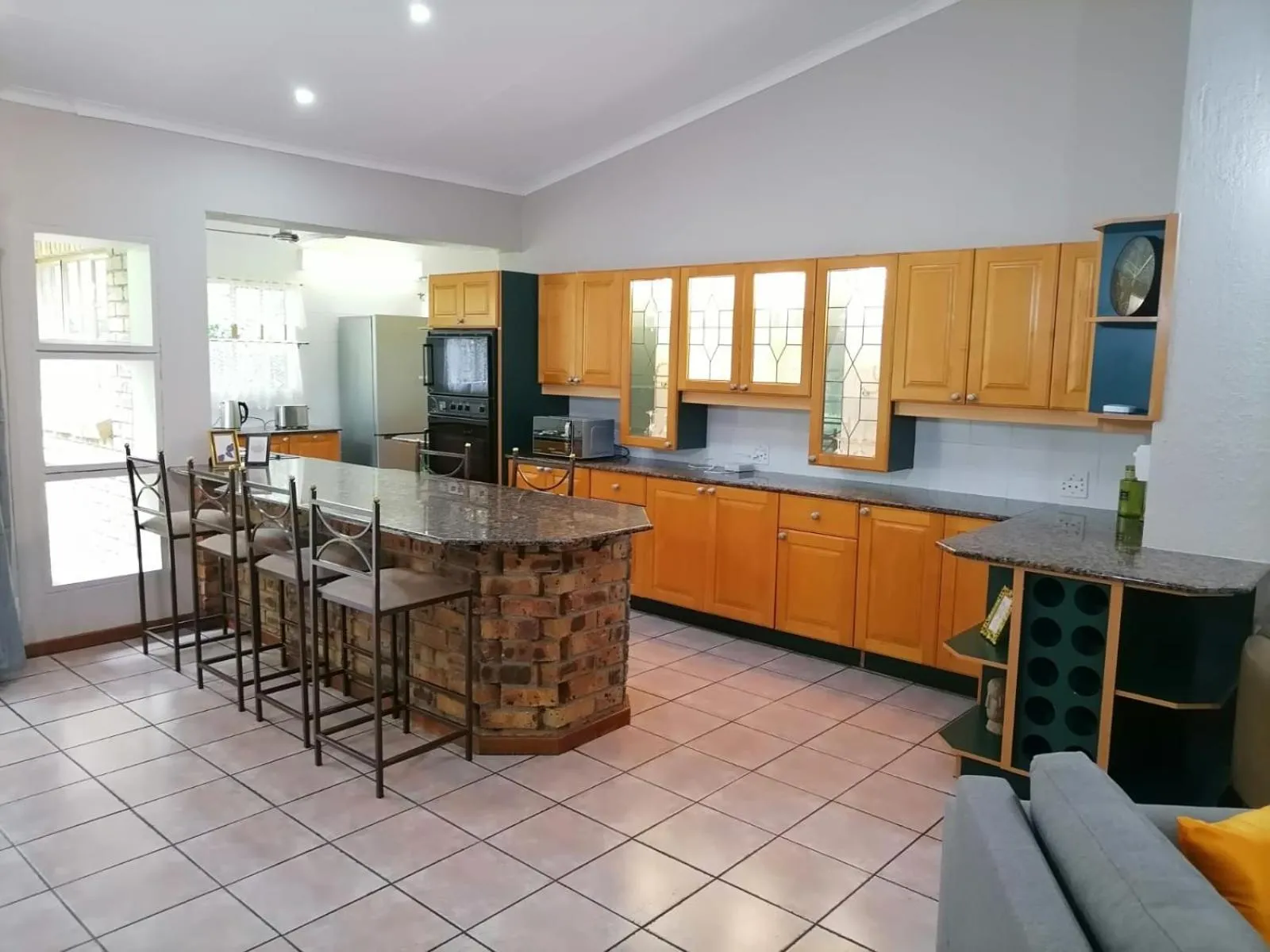 Kitchen or kitchenette in Shingalana Guest Lodge