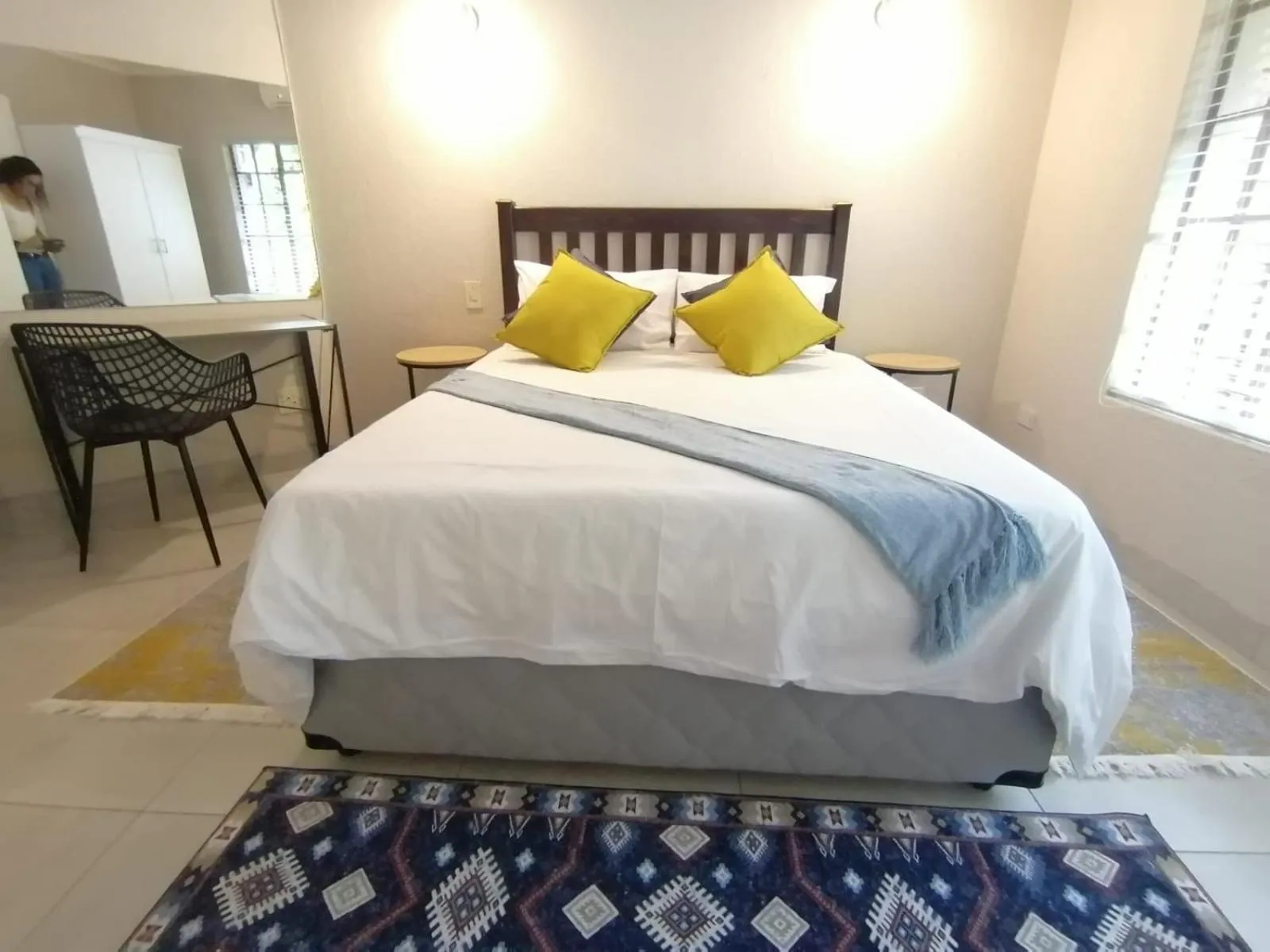 Bed in Shingalana Guest Lodge