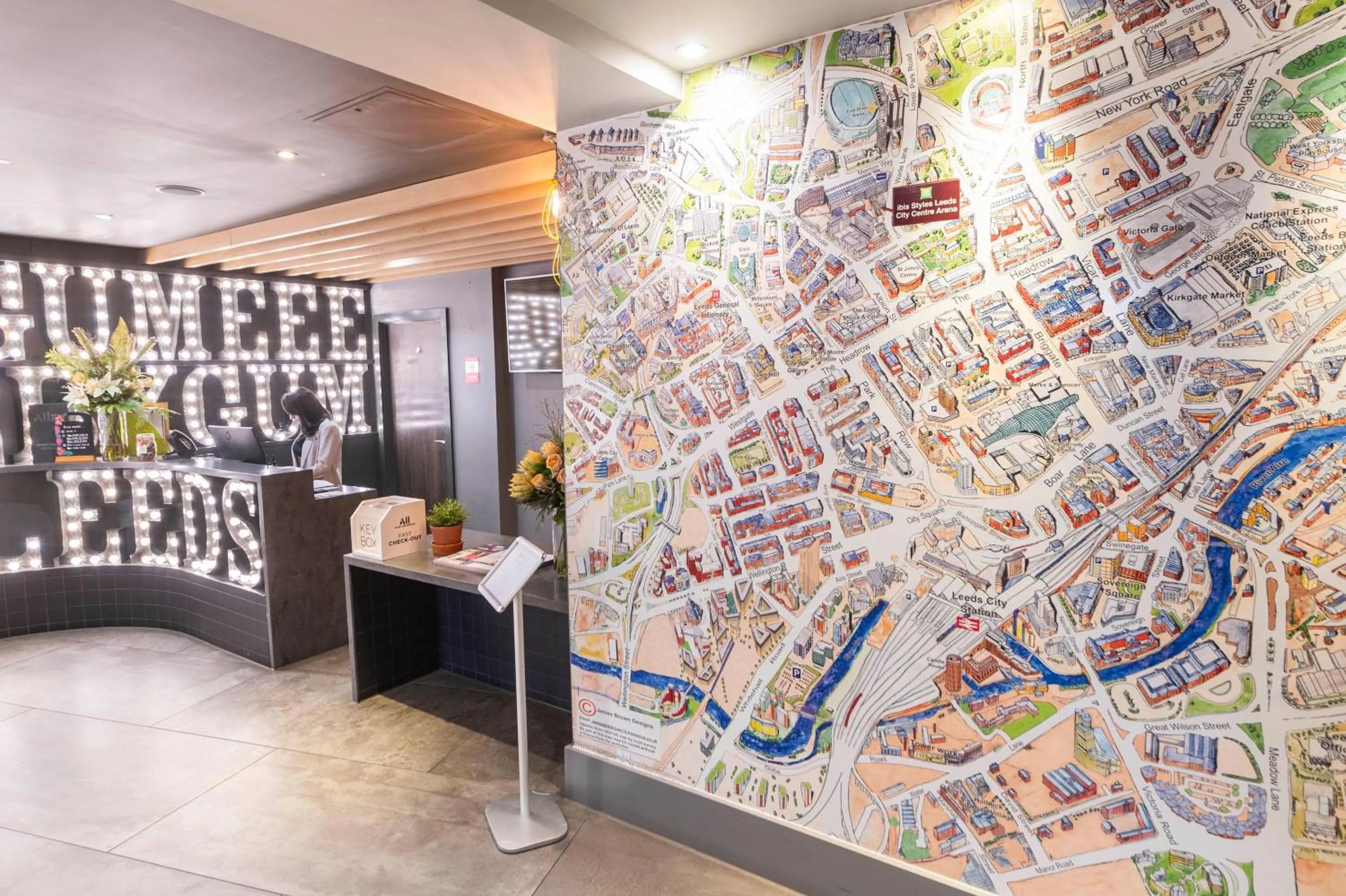 Lobby or reception in ibis Styles Leeds City Centre Arena