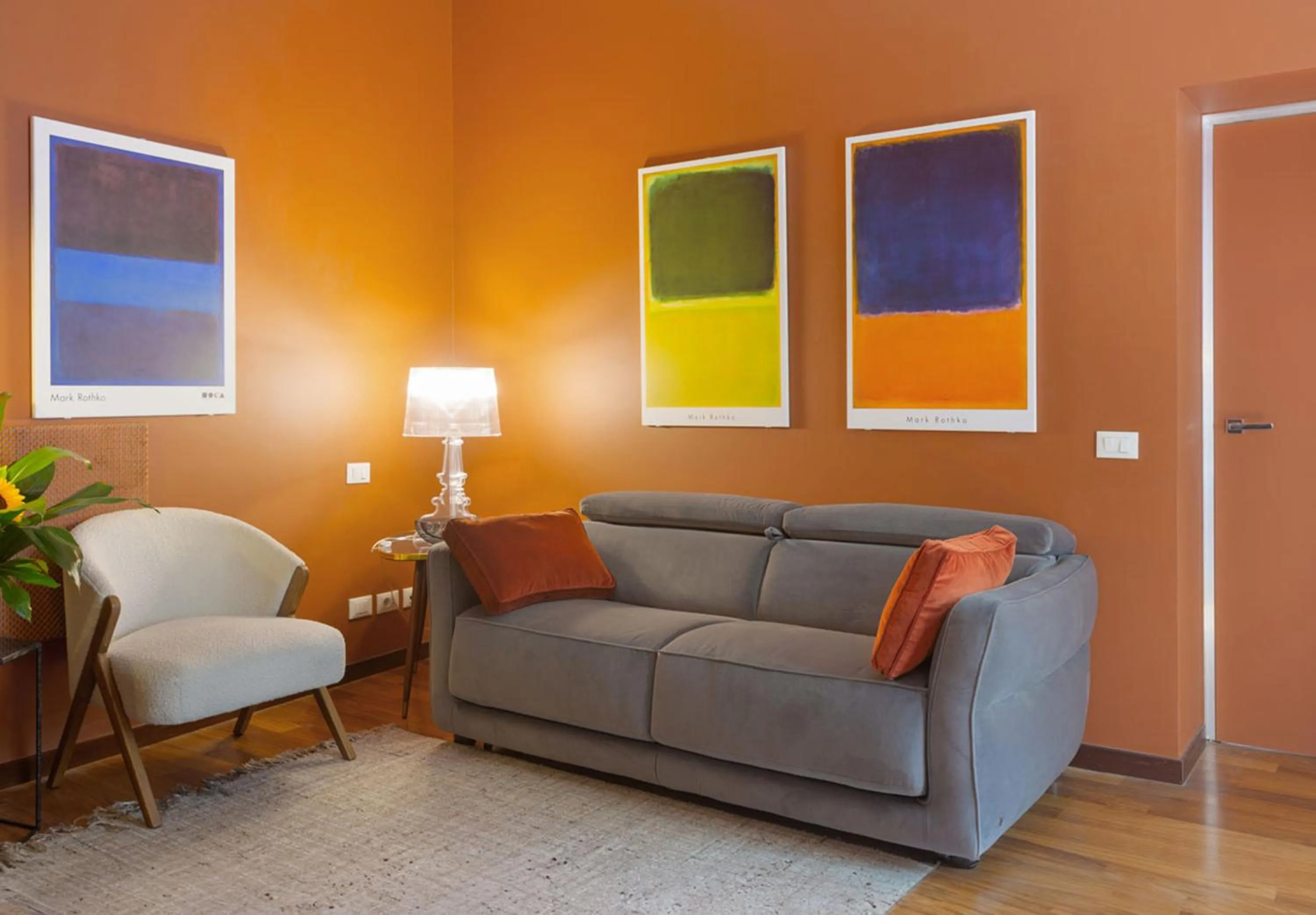 Seating area in L'obelisque maison de luxe