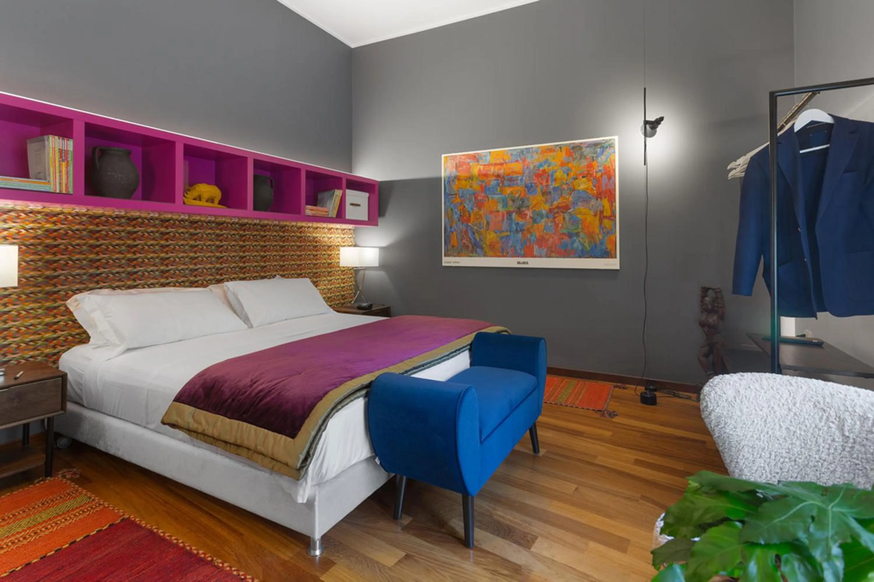 Bedroom, Bed in L'obelisque maison de luxe