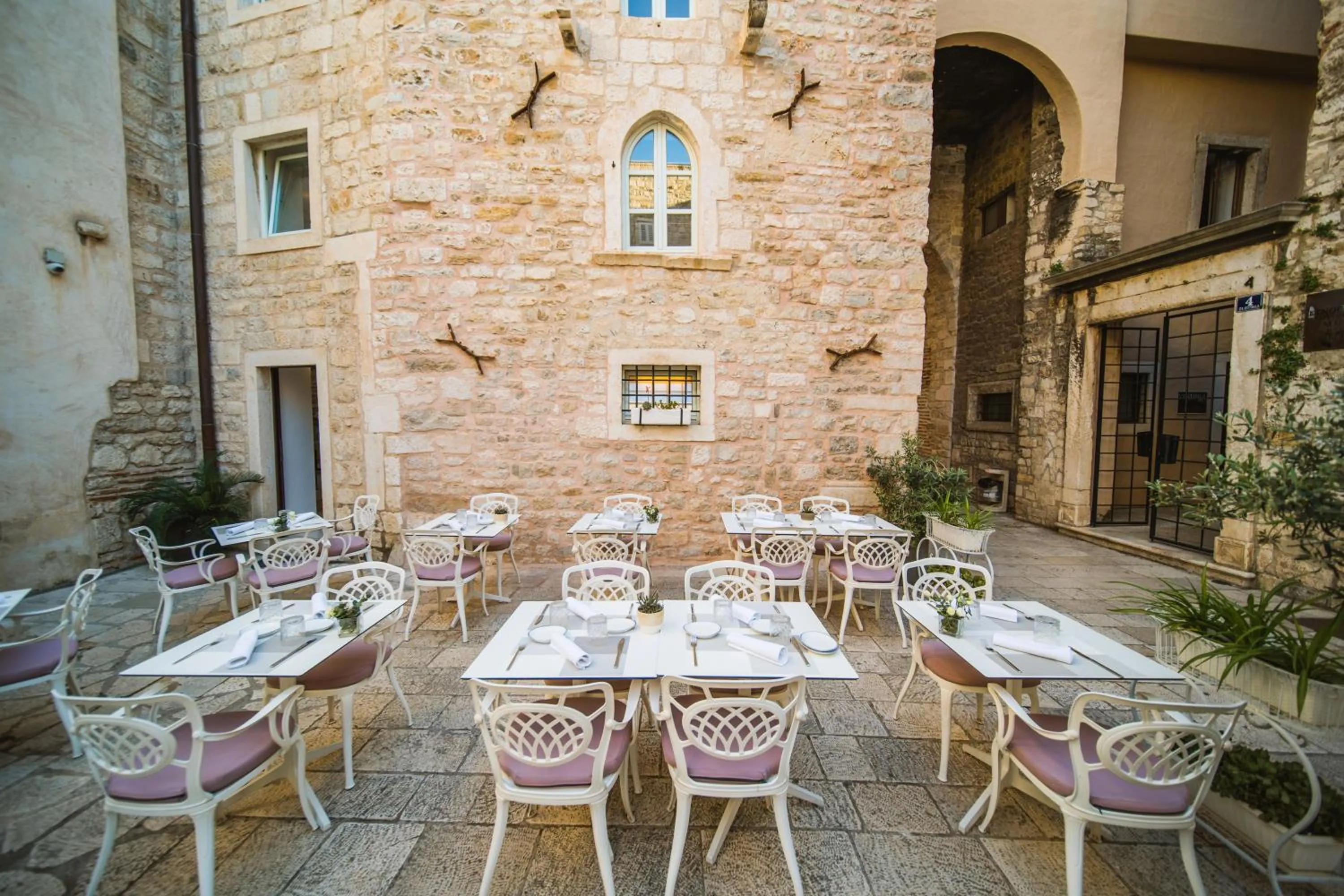 Patio in Hotel Vestibul Palace & Villa - Small Luxury Hotels Of The World