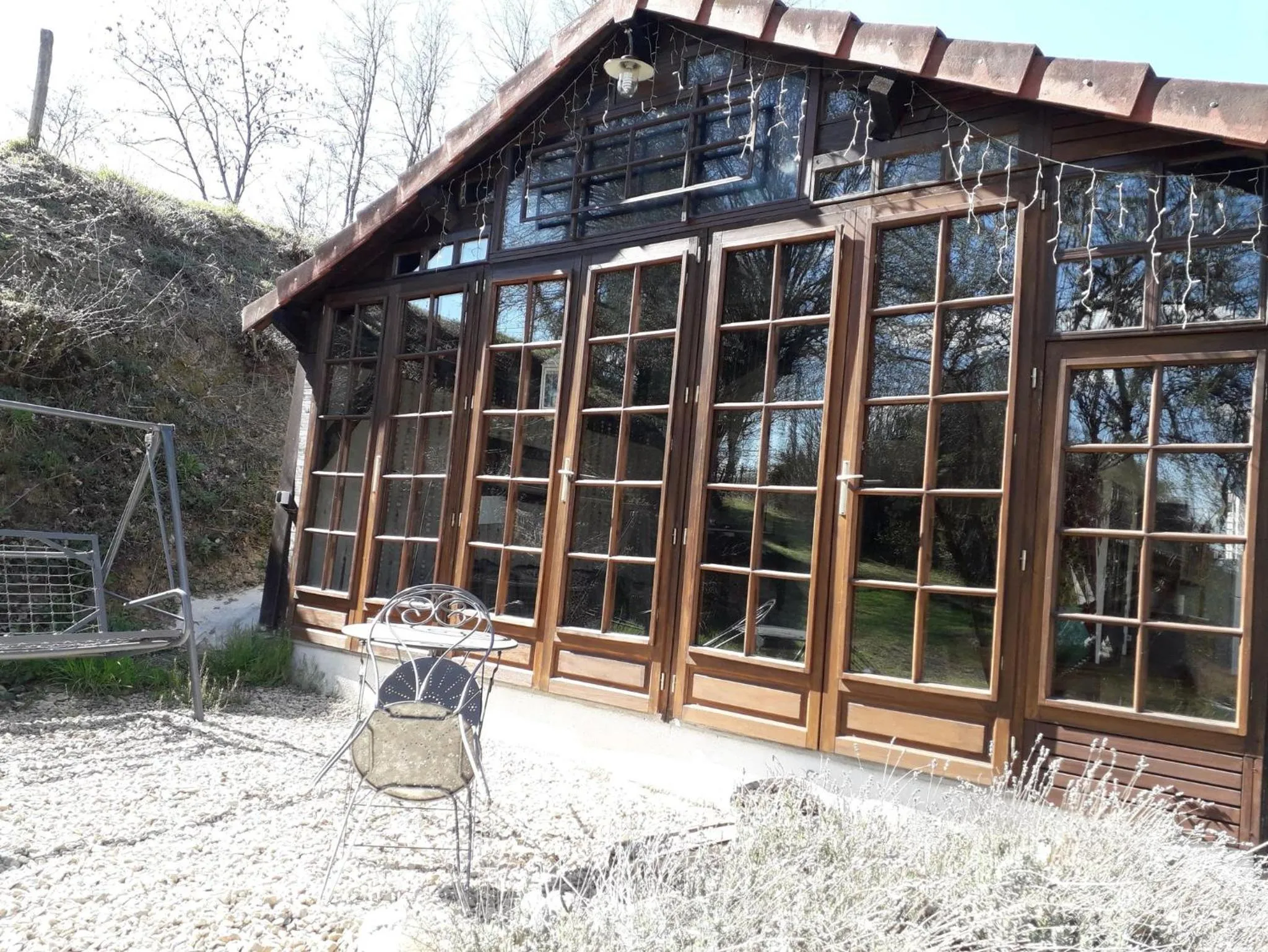 Balcony/Terrace in Dependance du Moulin Galuzot