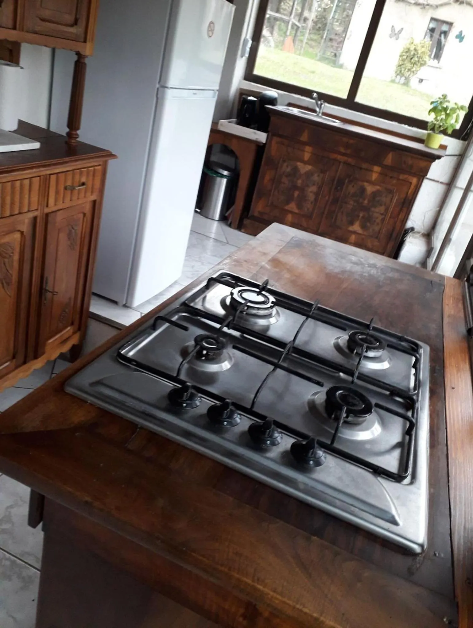 Kitchen or kitchenette in Dependance du Moulin Galuzot