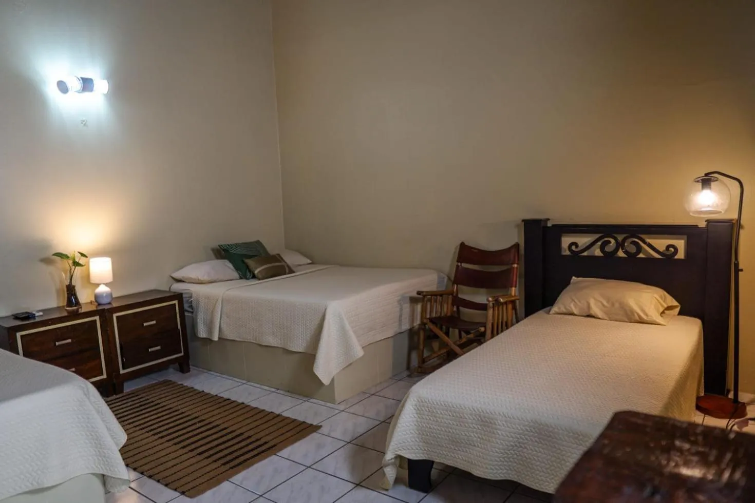 Bed in Hotel y Cabinas del Trópico