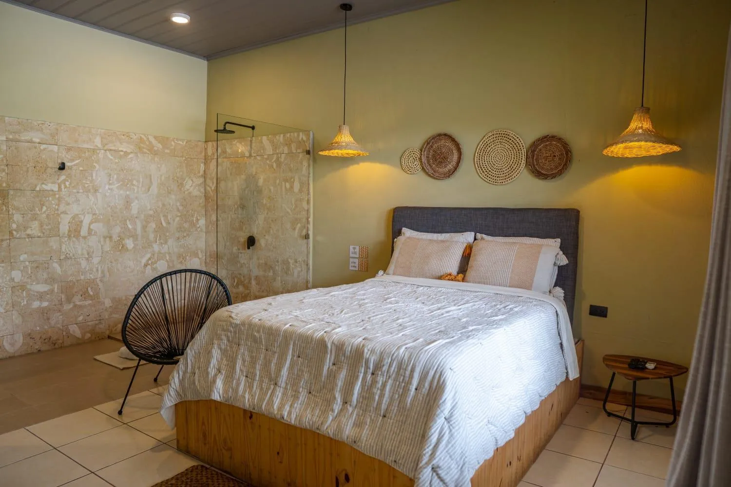 Bed in Hotel y Cabinas del Trópico