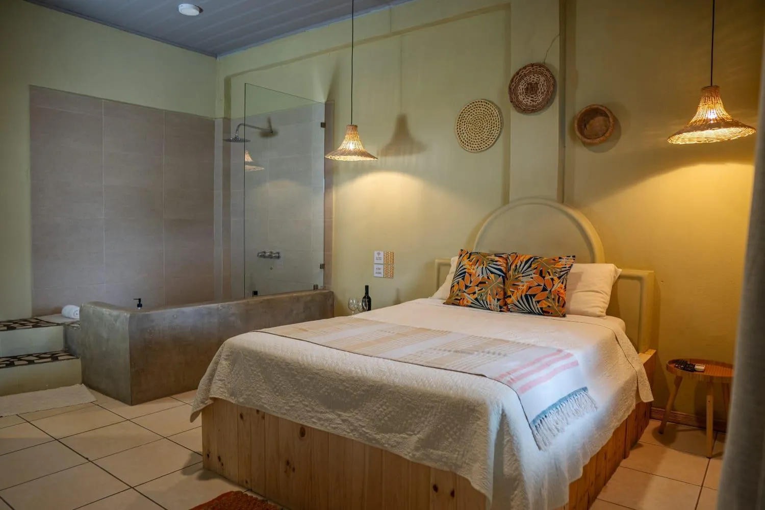 Bed in Hotel y Cabinas del Trópico