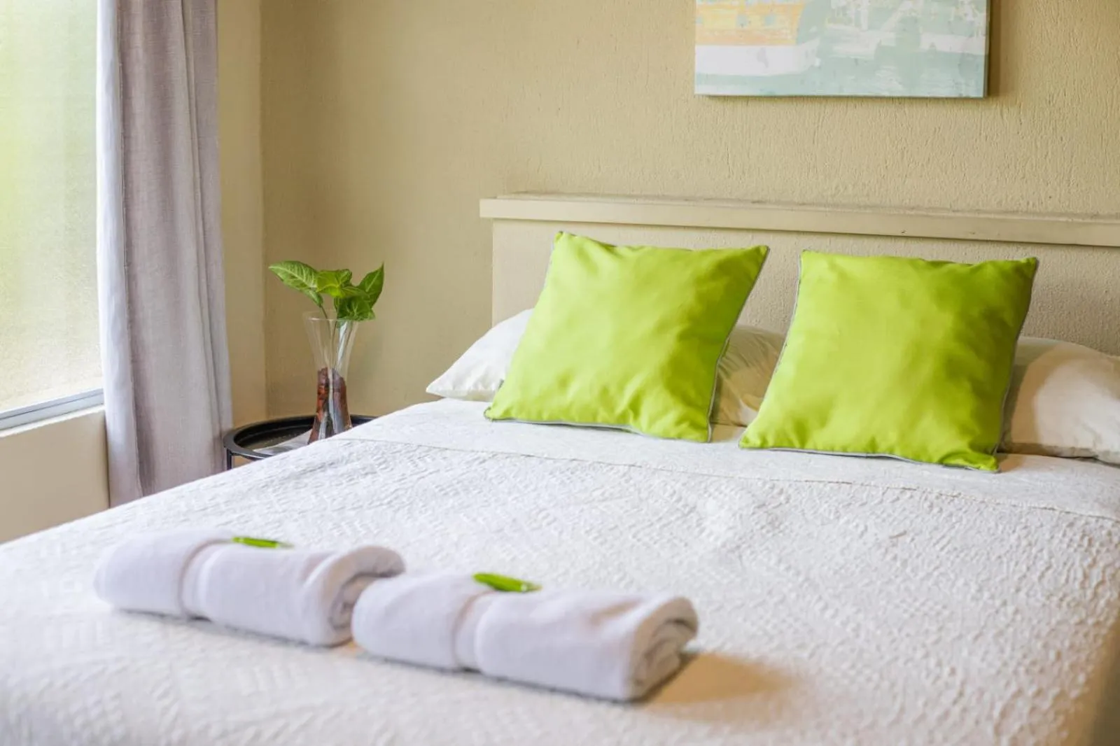 Bed in Hotel y Cabinas del Trópico