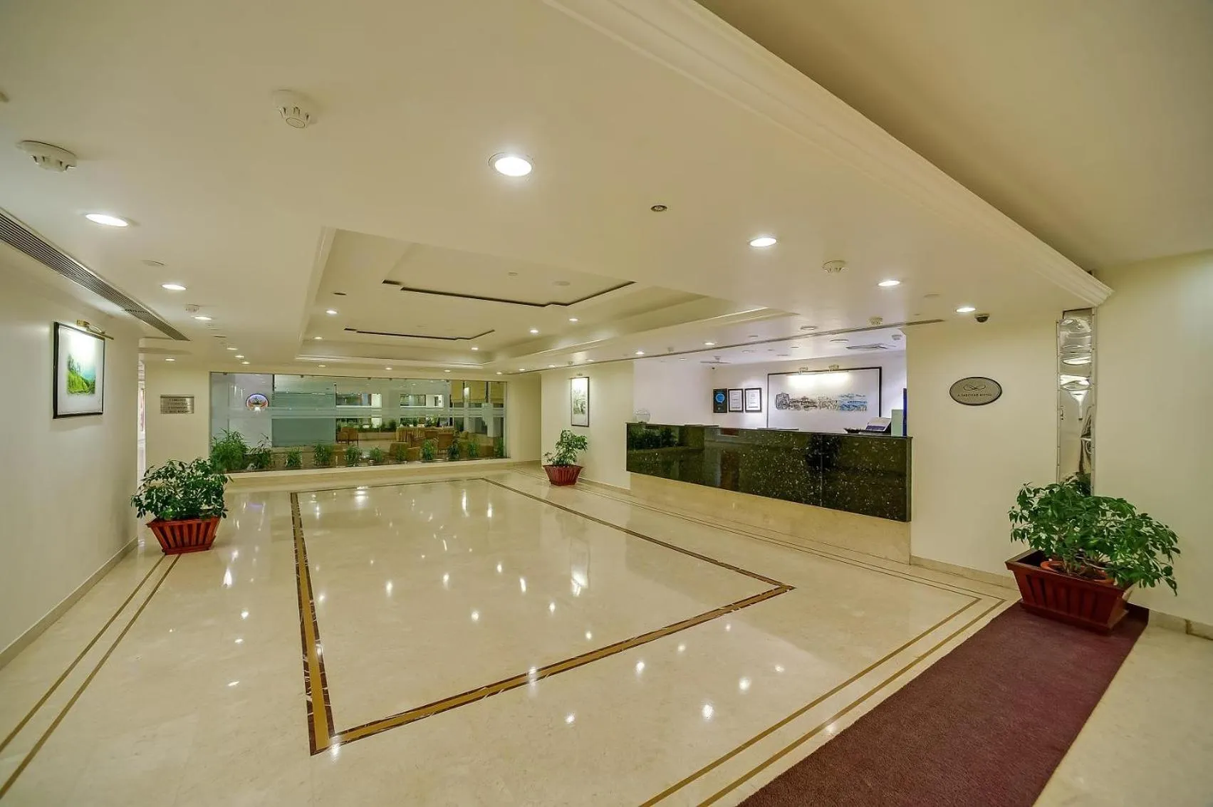 Lobby or reception in Royal Sarovar Portico Siliguri