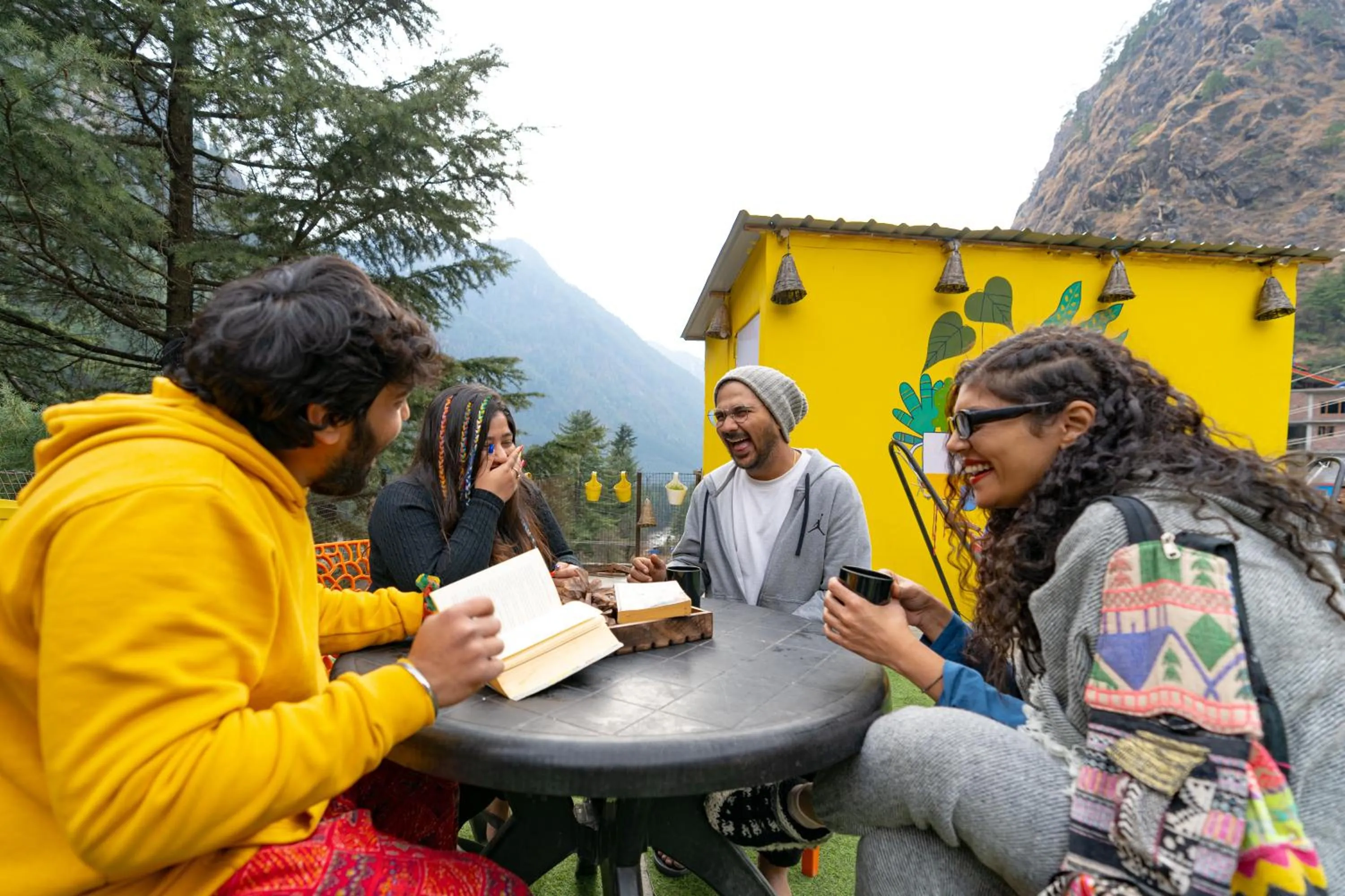 Mountain view in Nomads Hostel