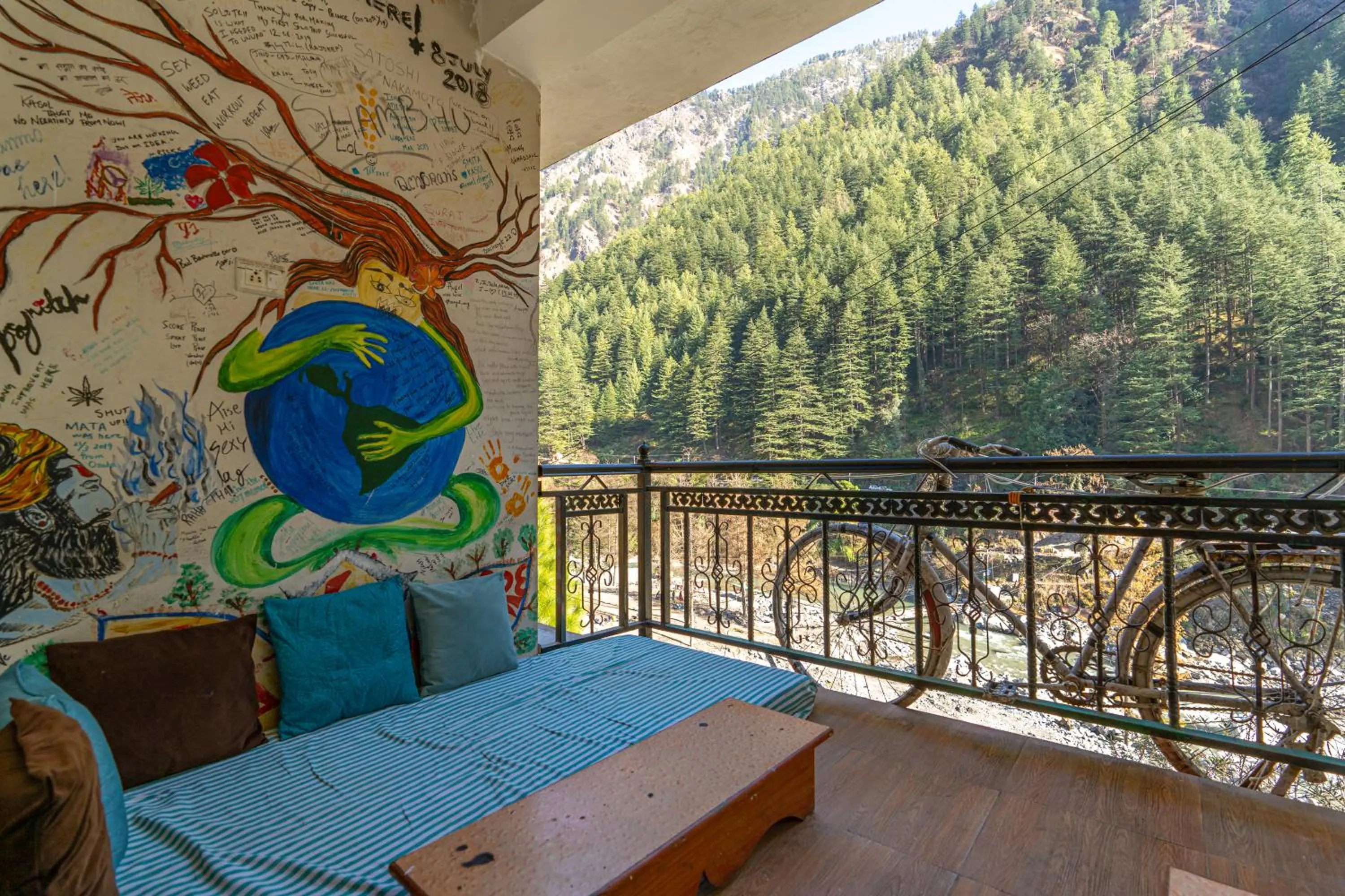 Natural landscape in Nomads Hostel