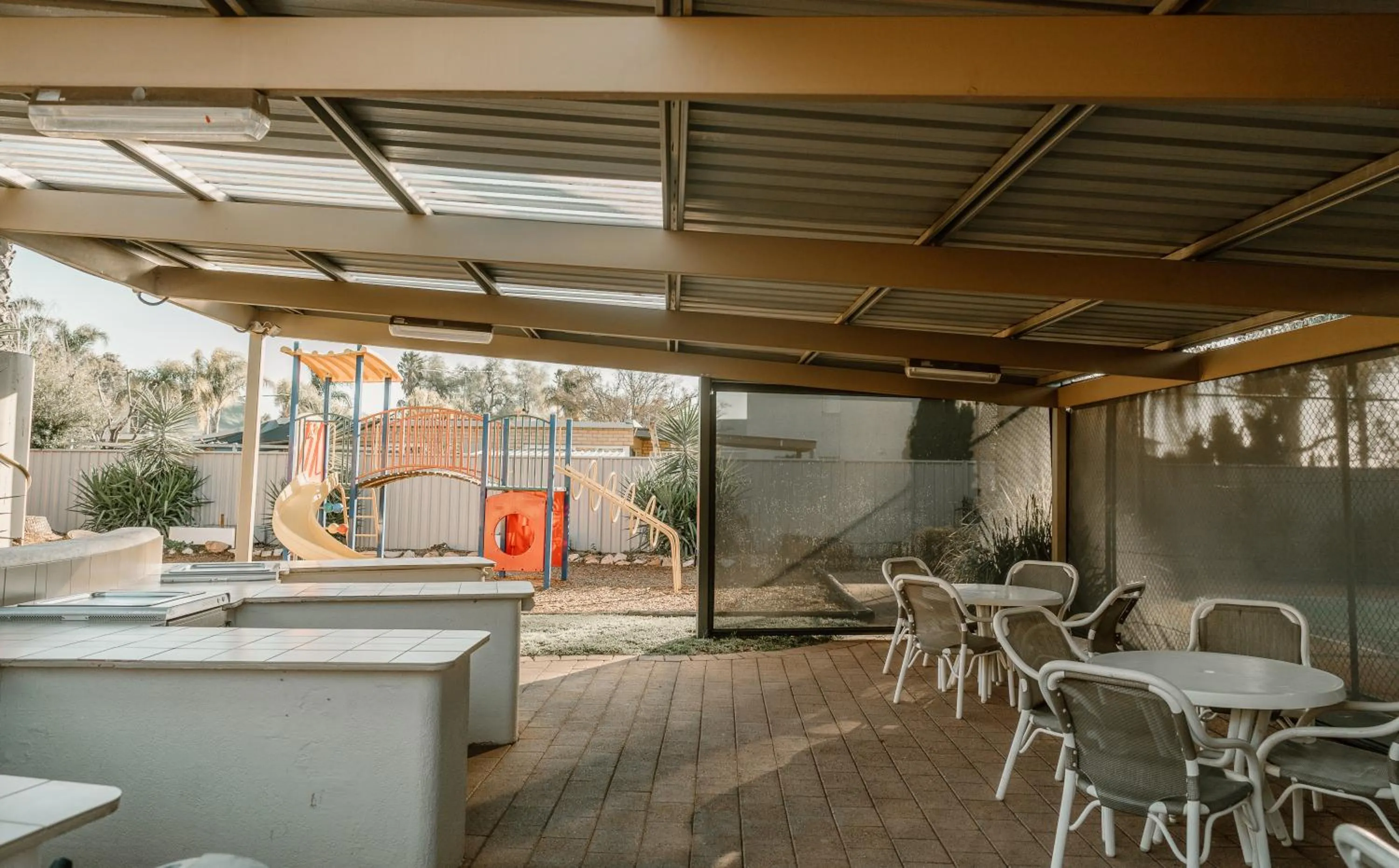 BBQ facilities in Lake Mulwala Boatel
