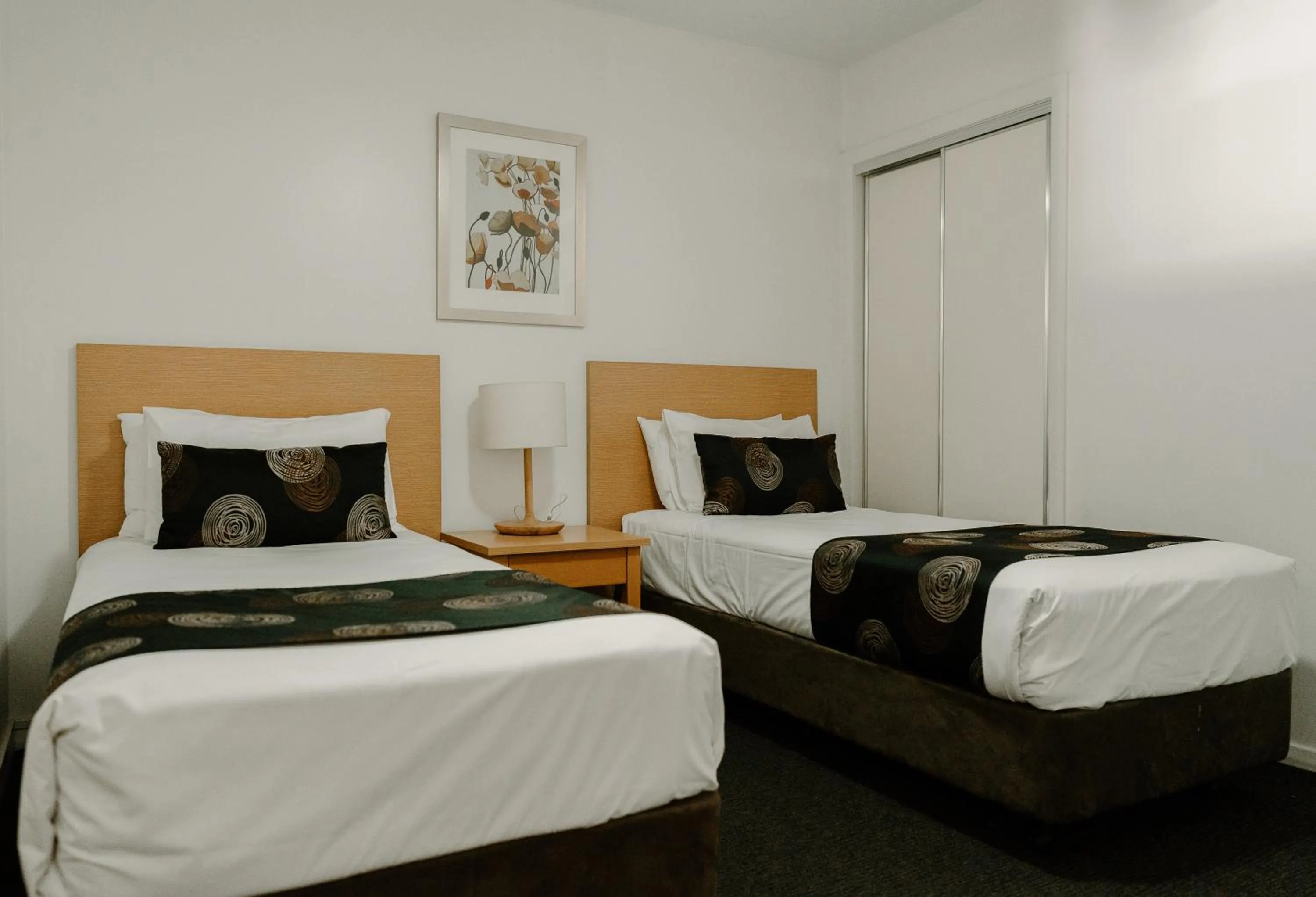 Bedroom, Bed in Lake Mulwala Boatel