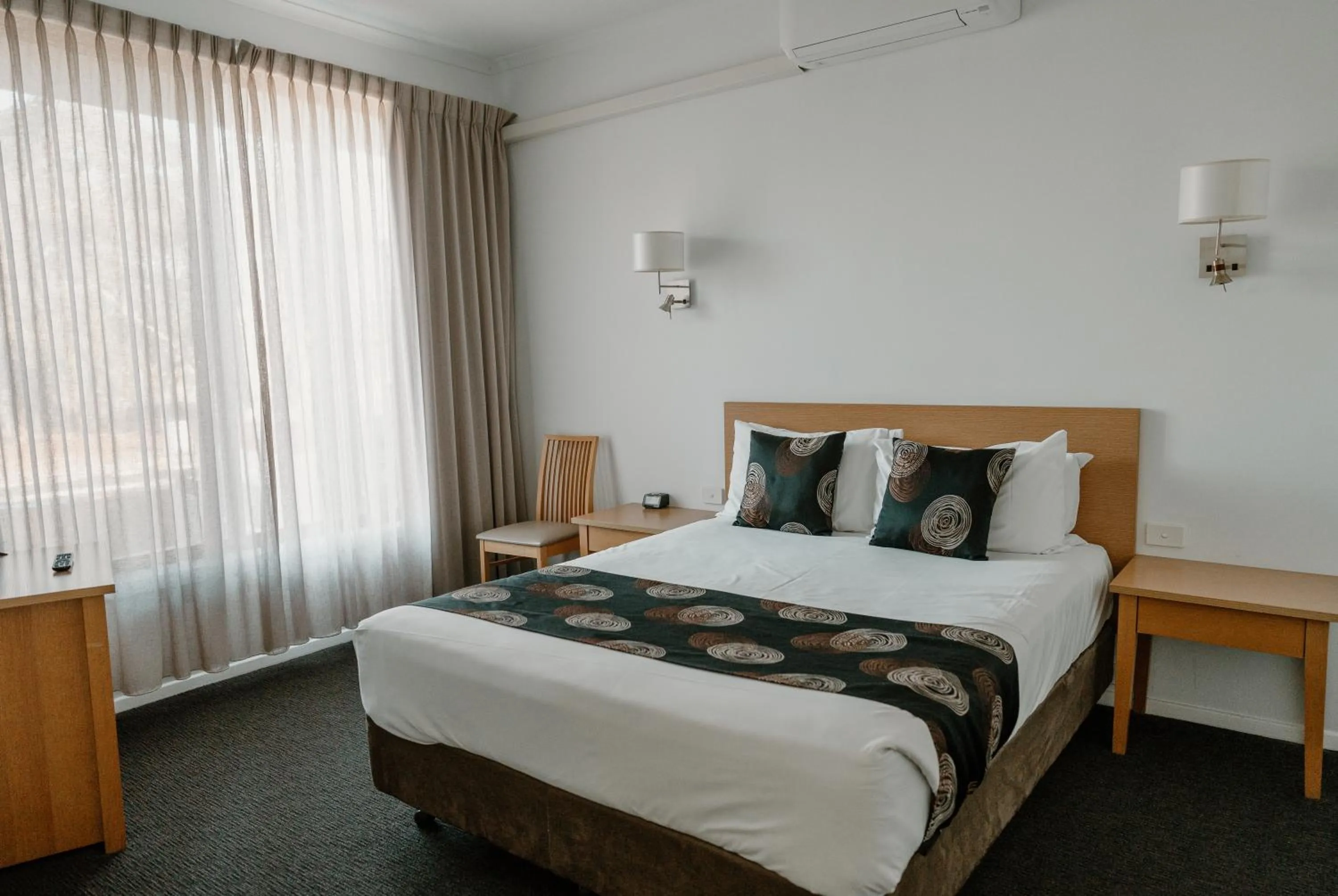 Bedroom, Bed in Lake Mulwala Boatel