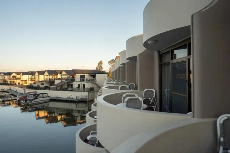 Balcony/Terrace in Lake Mulwala Boatel
